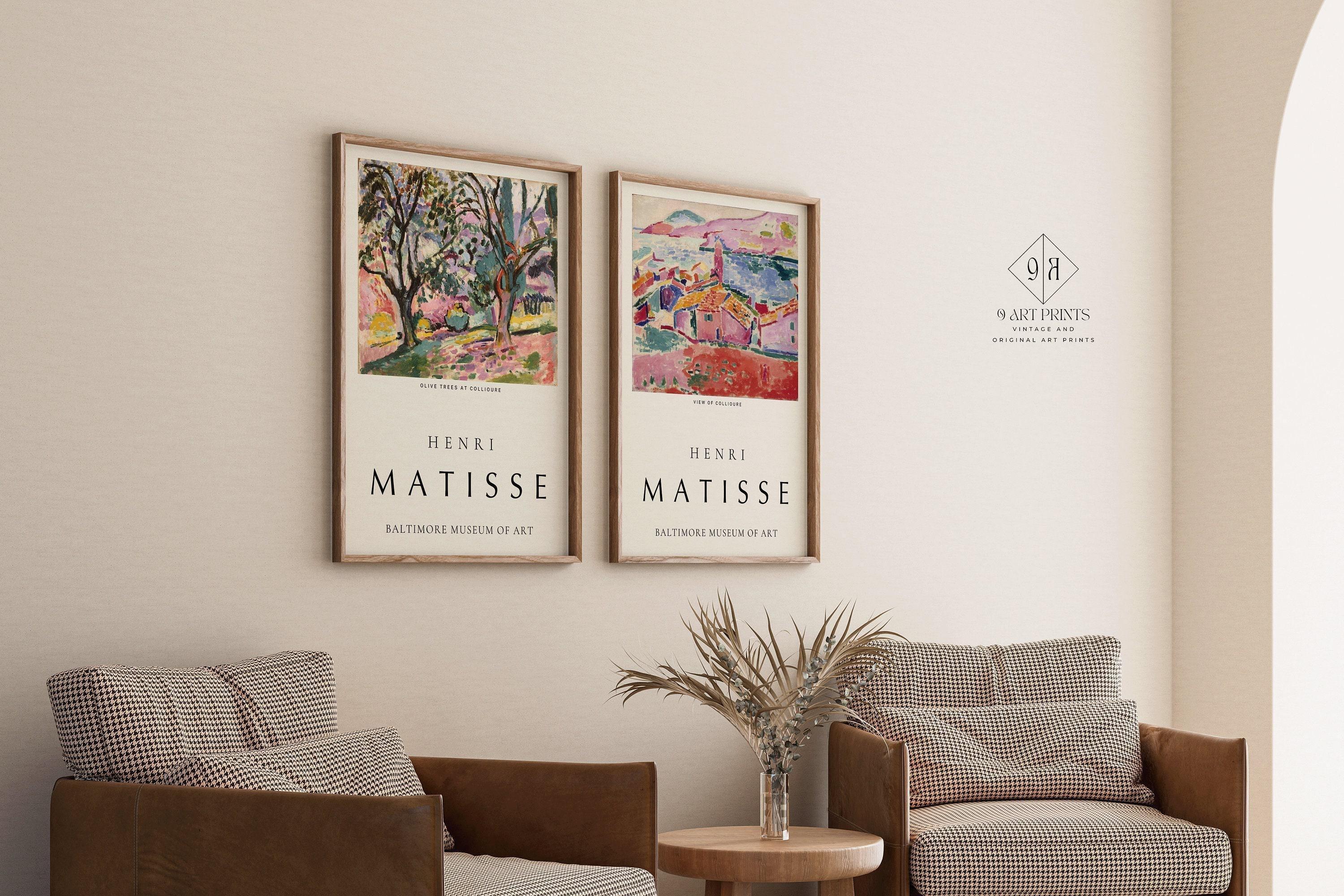 STATEMENT DUO Henri Matisse Prints - Olive Trees and View of Collioure | | Museum Art Posters available framed - 9ArtPrints