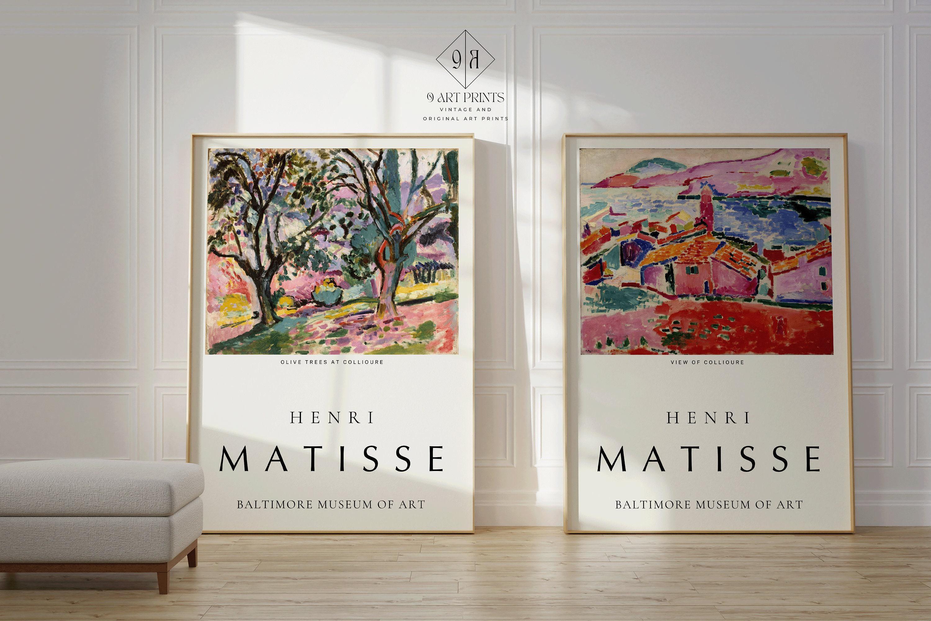 STATEMENT DUO Henri Matisse Prints - Olive Trees and View of Collioure | | Museum Art Posters available framed - 9ArtPrints