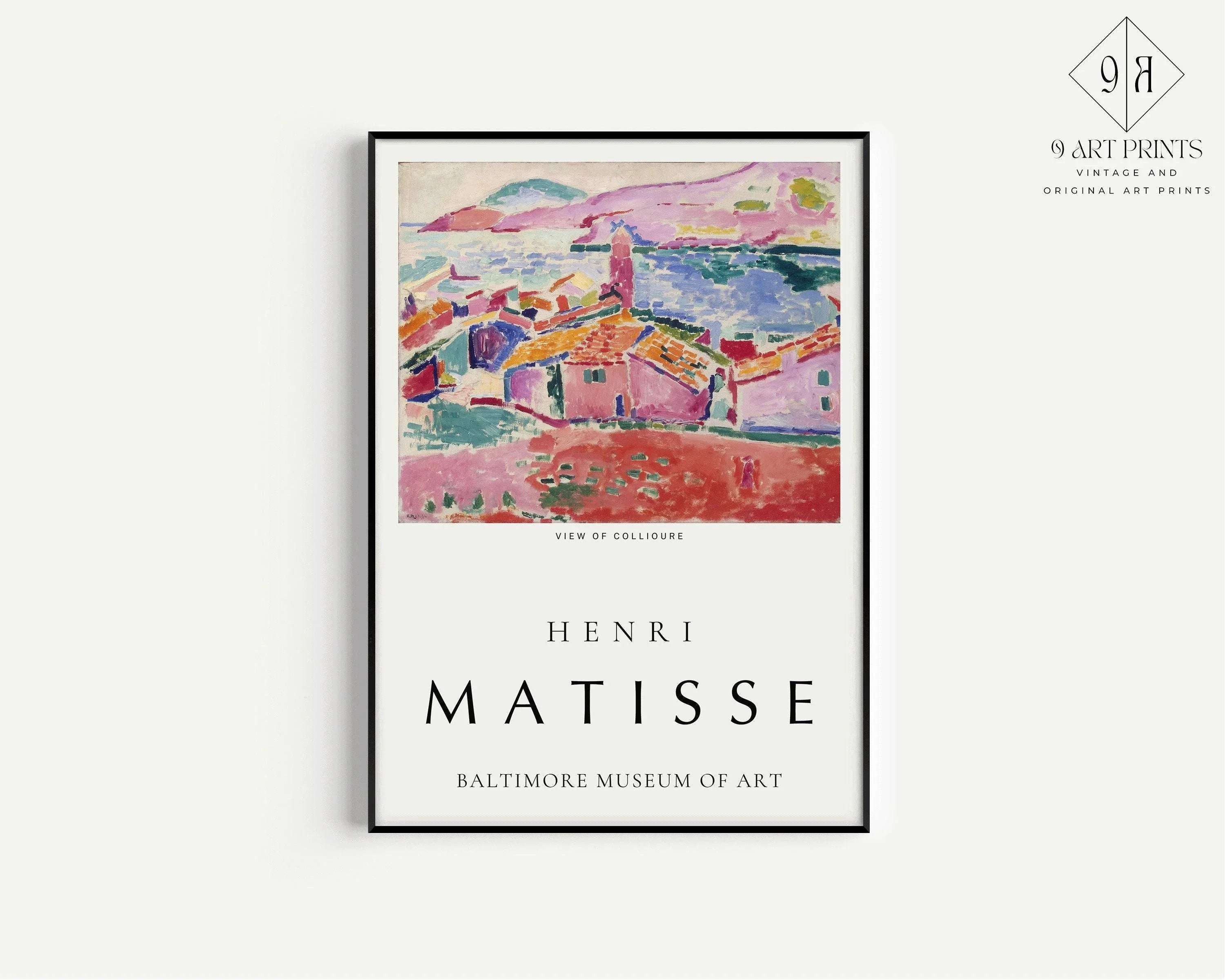 STATEMENT DUO Henri Matisse Prints - Olive Trees and View of Collioure | | Museum Art Posters available framed - 9ArtPrints