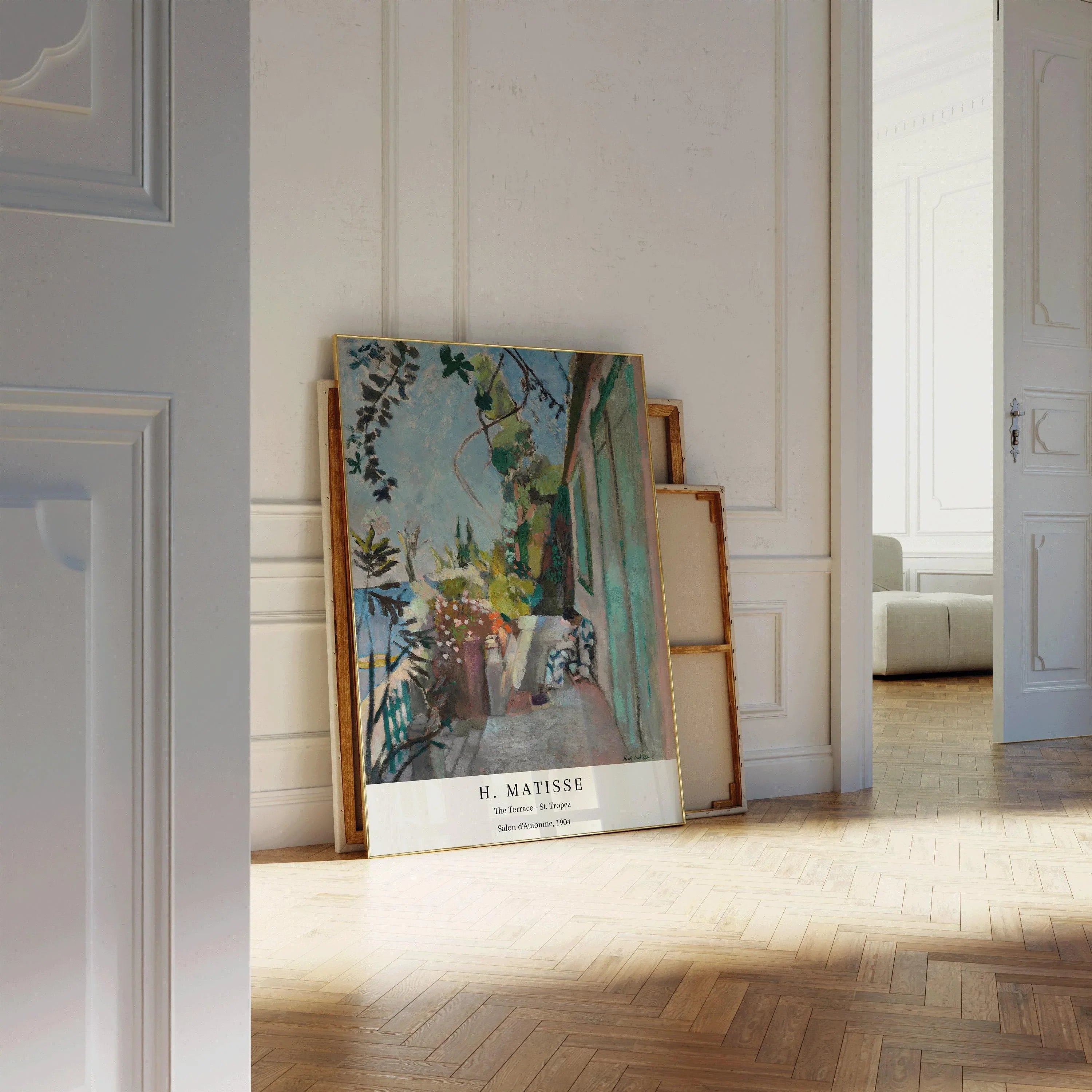 STATEMENT DUO Henri Matisse Prints | | St. Tropez and Open Window Collioure | Famous Art Prints available framed - 9ArtPrints