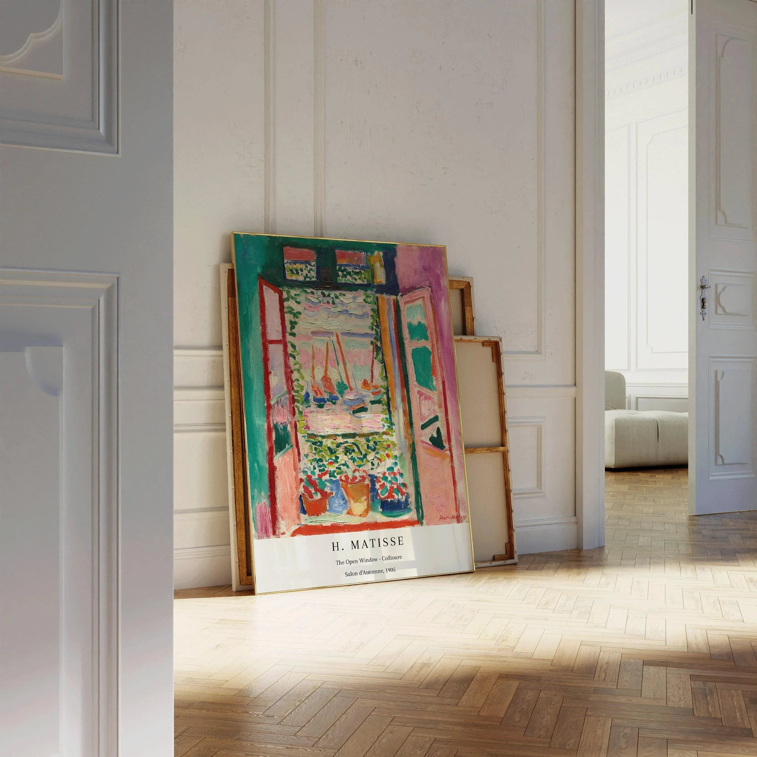 STATEMENT DUO Henri Matisse Prints | | St. Tropez and Open Window Collioure | Famous Art Prints available framed - 9ArtPrints