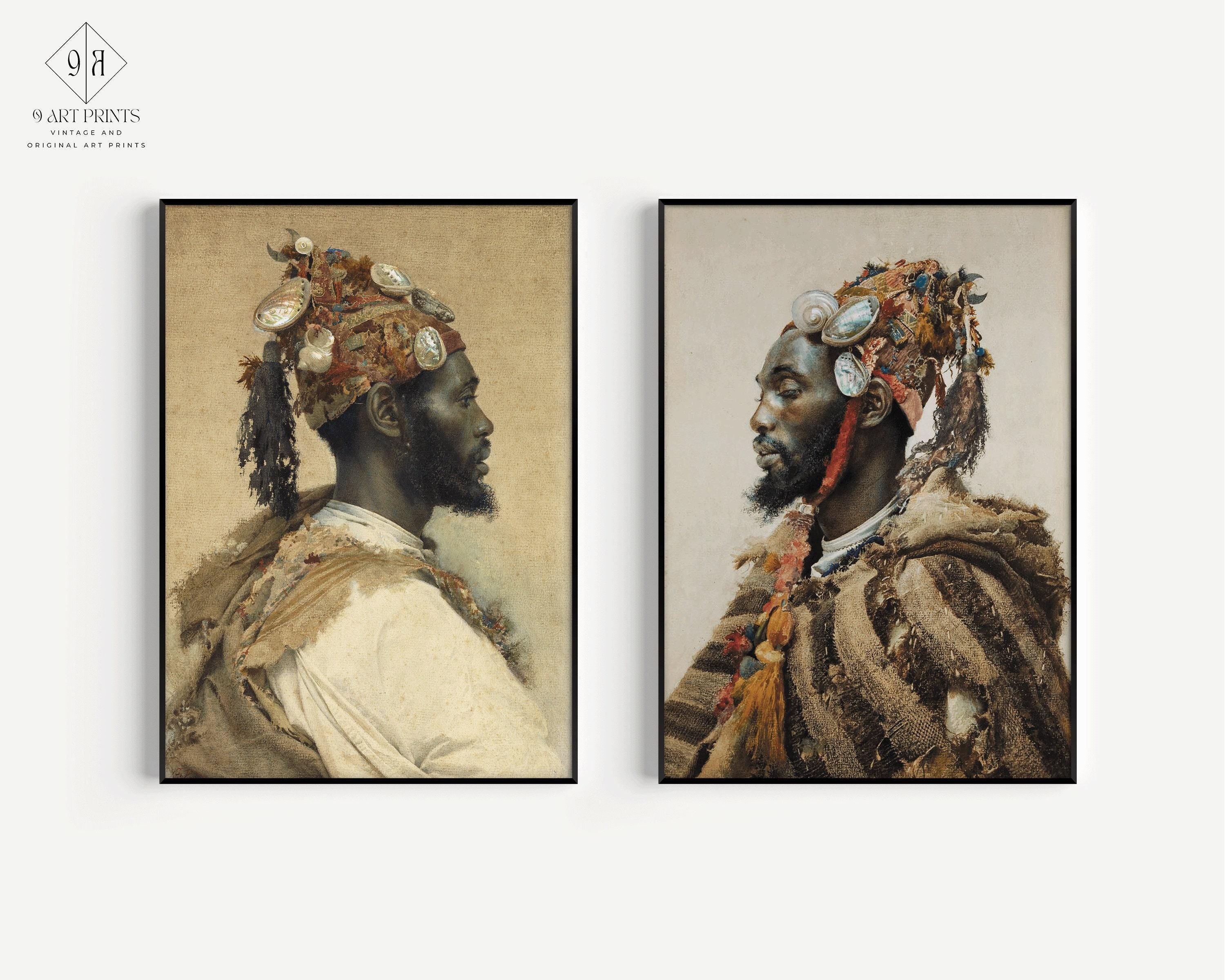 STATEMENT DUO Orientalist Art Prints - Josep Tapiró i Baró | | Vintage Art available framed - 9ArtPrints