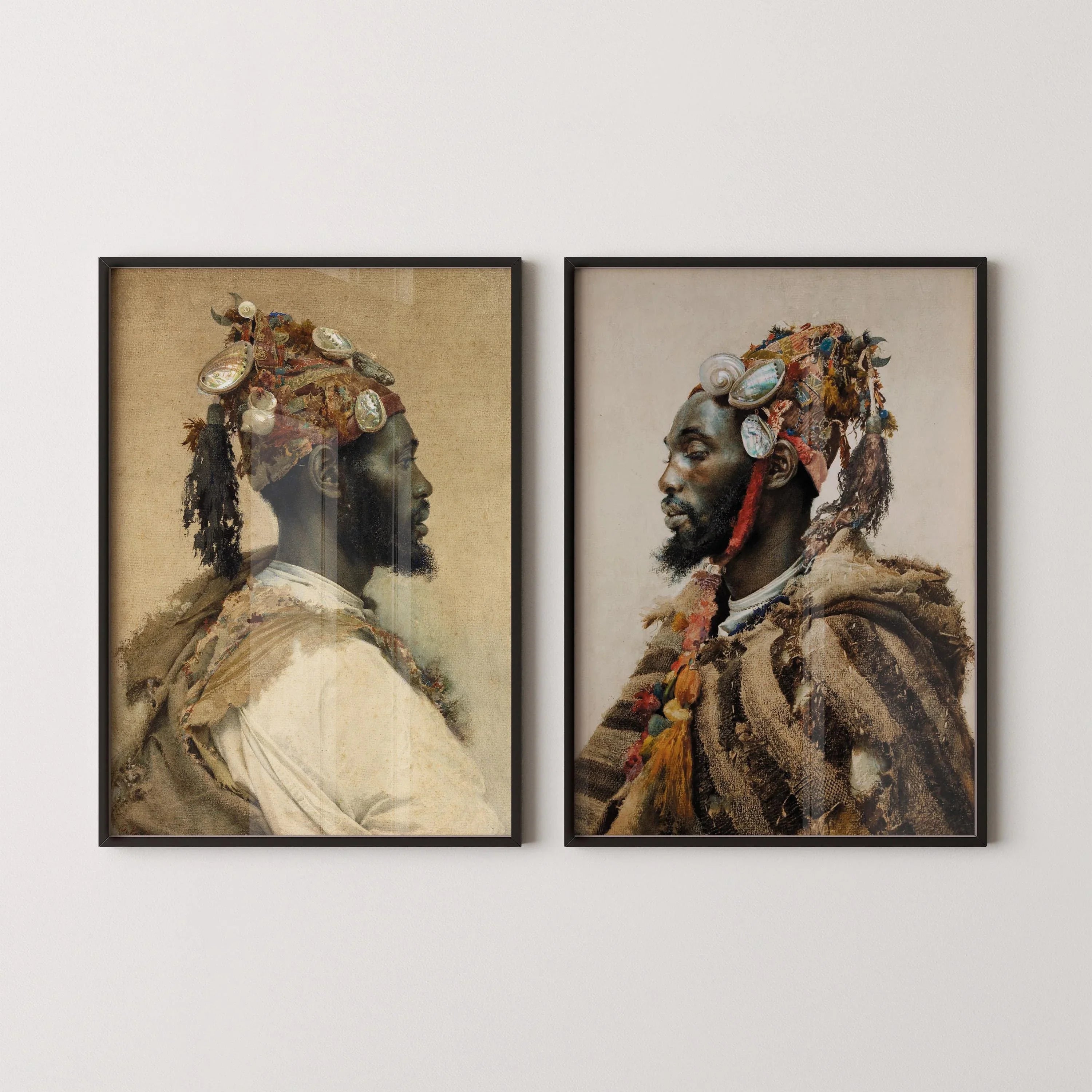 STATEMENT DUO Orientalist Art Prints - Josep Tapiró i Baró | | Vintage Art available framed - 9ArtPrints