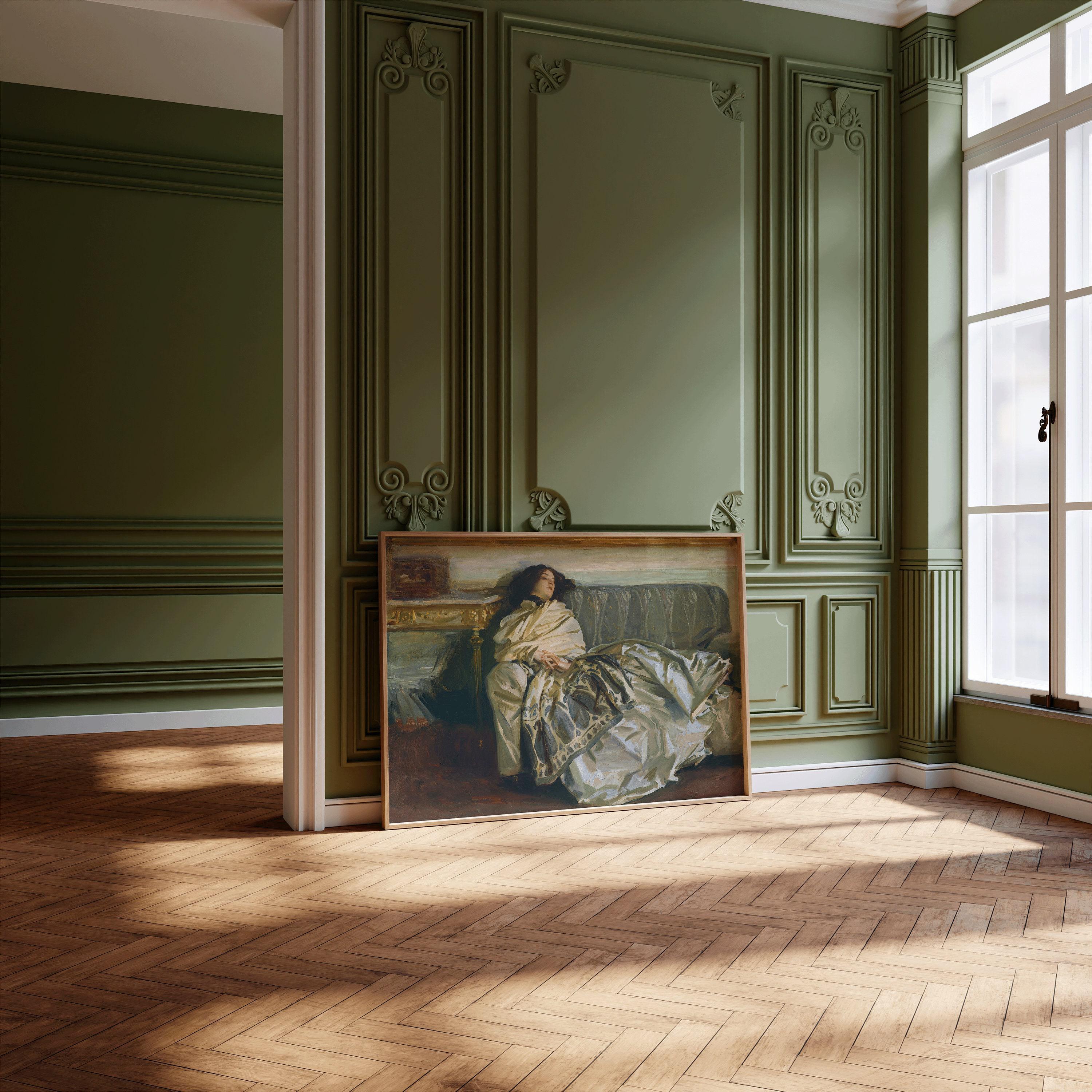 STATEMENT DUO Tired AF Ladies | Ramon Casas After the Dance and John Singer Sargent's NonChaloir | Classic Art available framed - 9ArtPrints