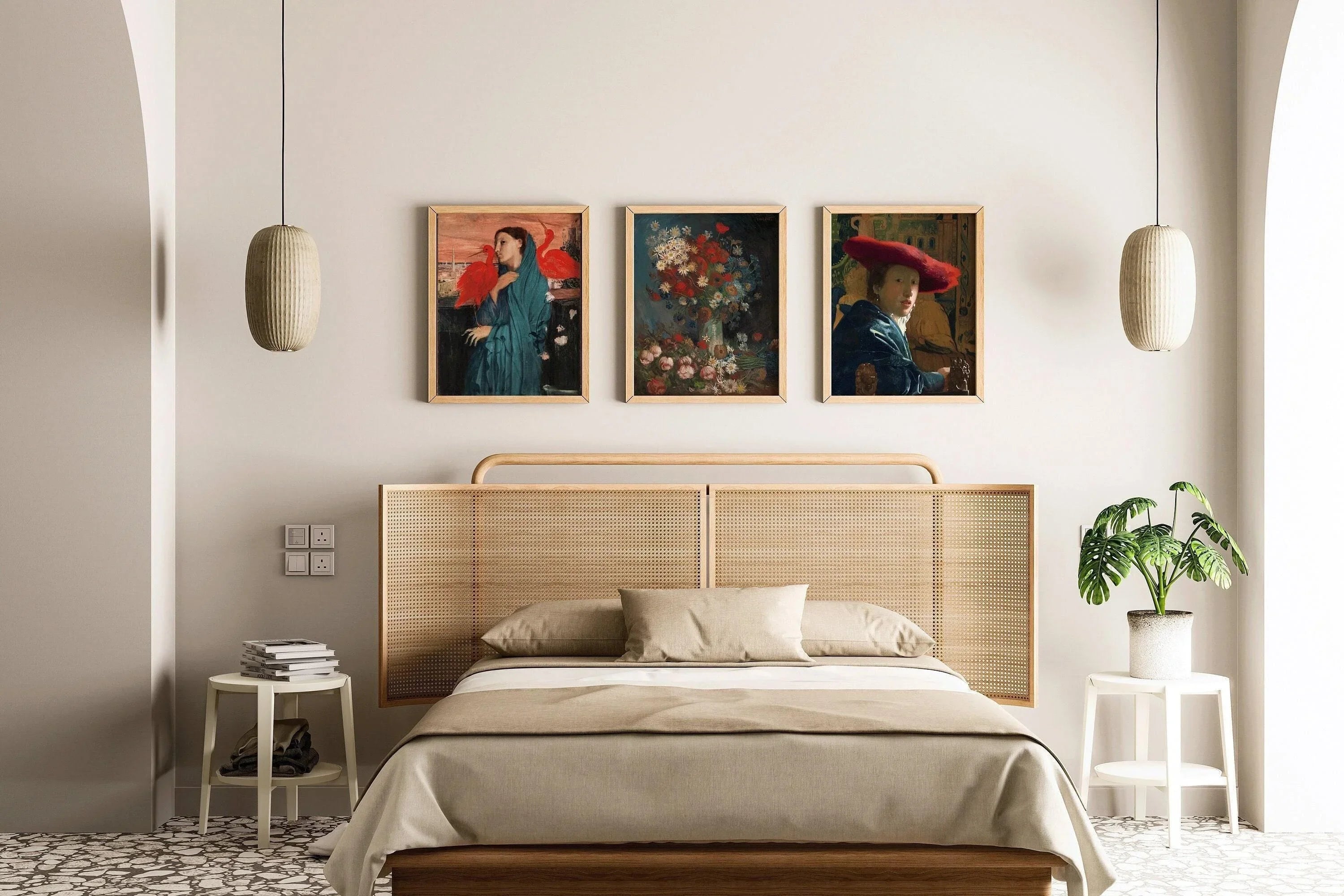 STATEMENT TRIO Classical Art | Degas, Vermeer and Van Gogh | Available framed or unframed - 9ArtPrints