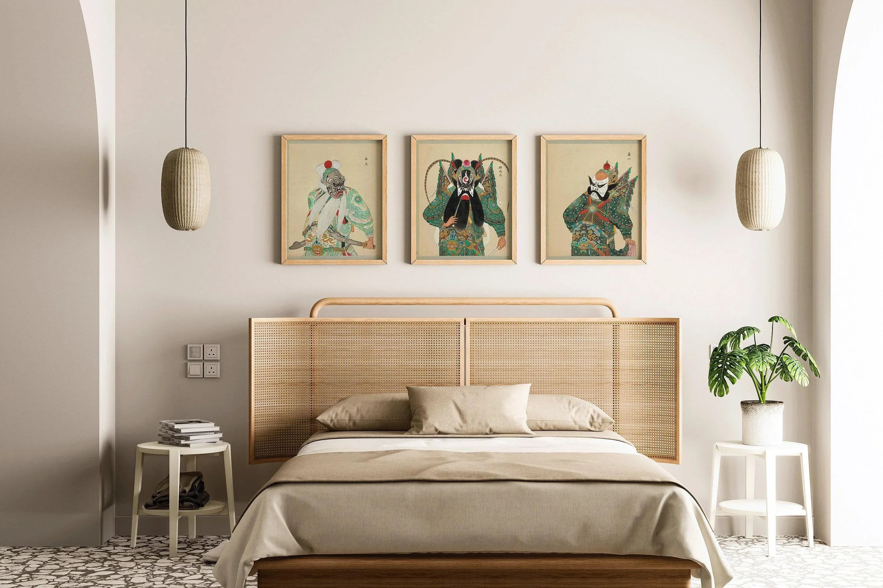 STATEMENT TRIO Peking Opera Art | Classic Chinese Art available framed - 9ArtPrints