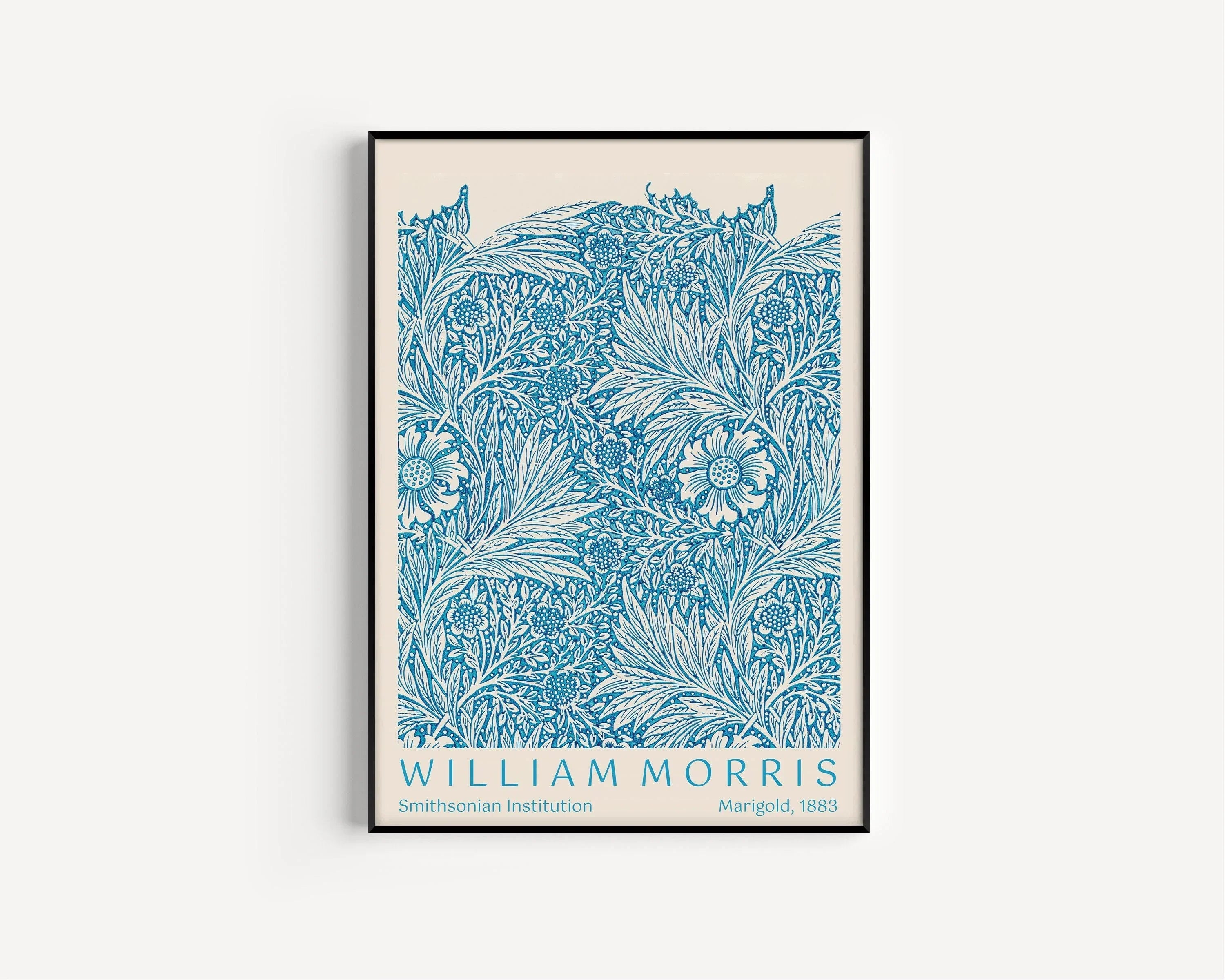 STATEMENT TRIO William Morris | Orange Blue Green Museum Exhibition Art Nouveau Posters Available framed or unframed - 9ArtPrints