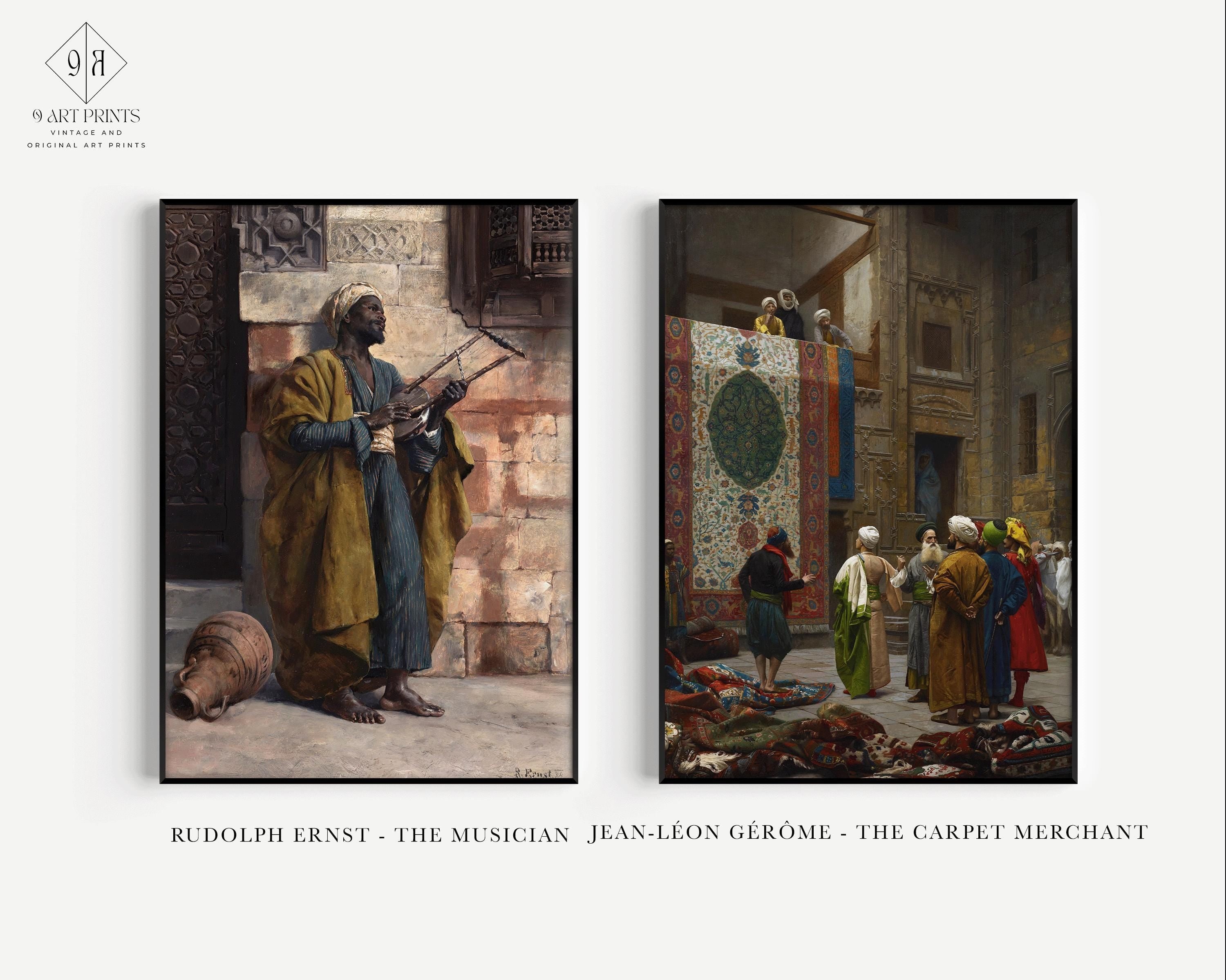 STATEMENT WALL - Eastward Gaze: Art Inspired by the Ottoman and Arab Worlds | Gerome, Ernst and Lefebvre available framed - 9ArtPrints