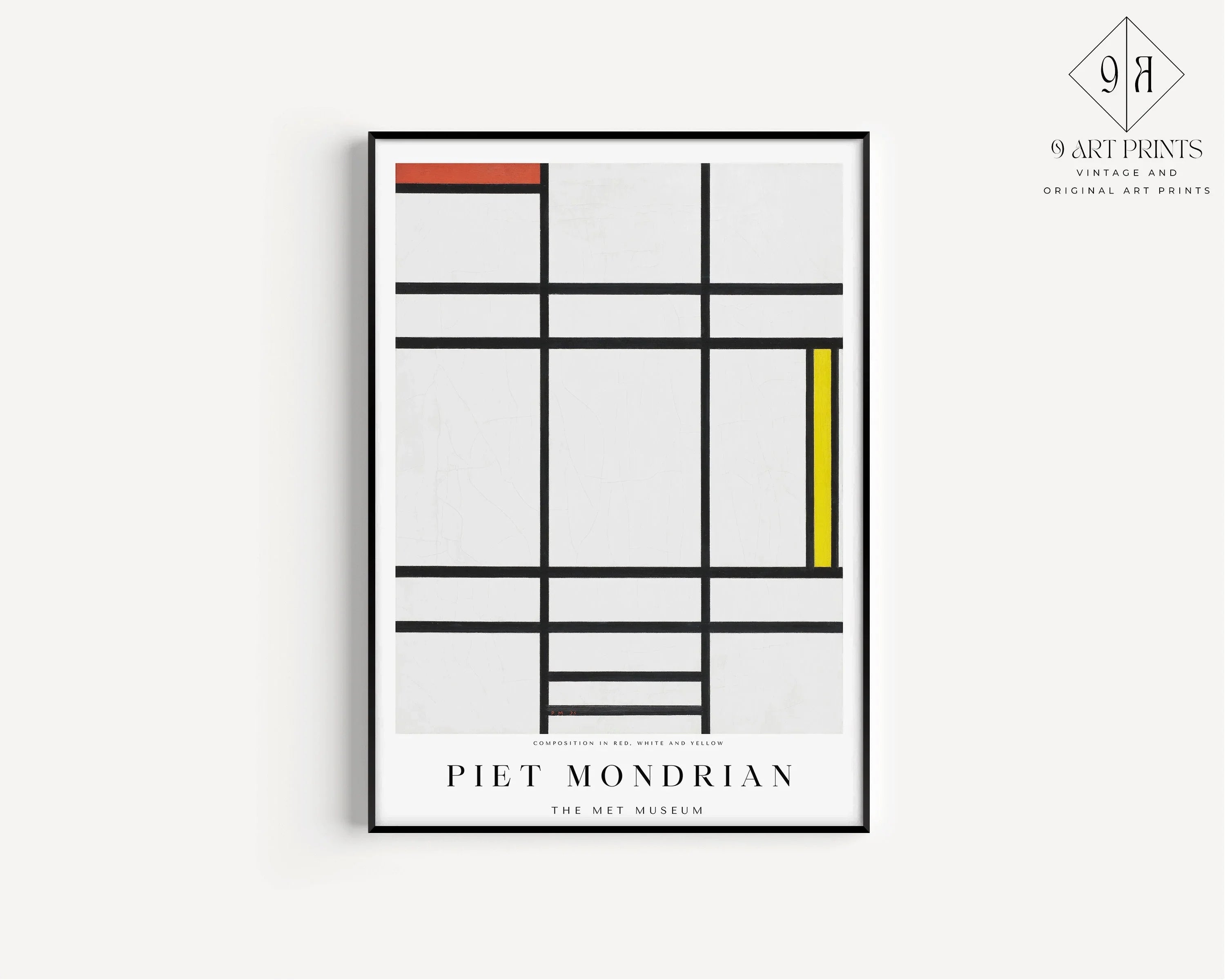 STATEMENT WALL | Neutral White Matisse, Leo Gestel, Picasso, Mondrian, Kandinsky (available handframed or unframed) - 9ArtPrints