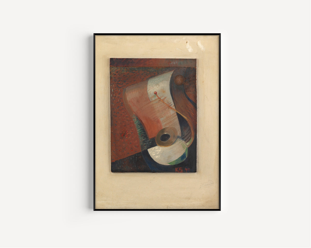 Kurt Schwitters — Still life with penny | Fine Art Print