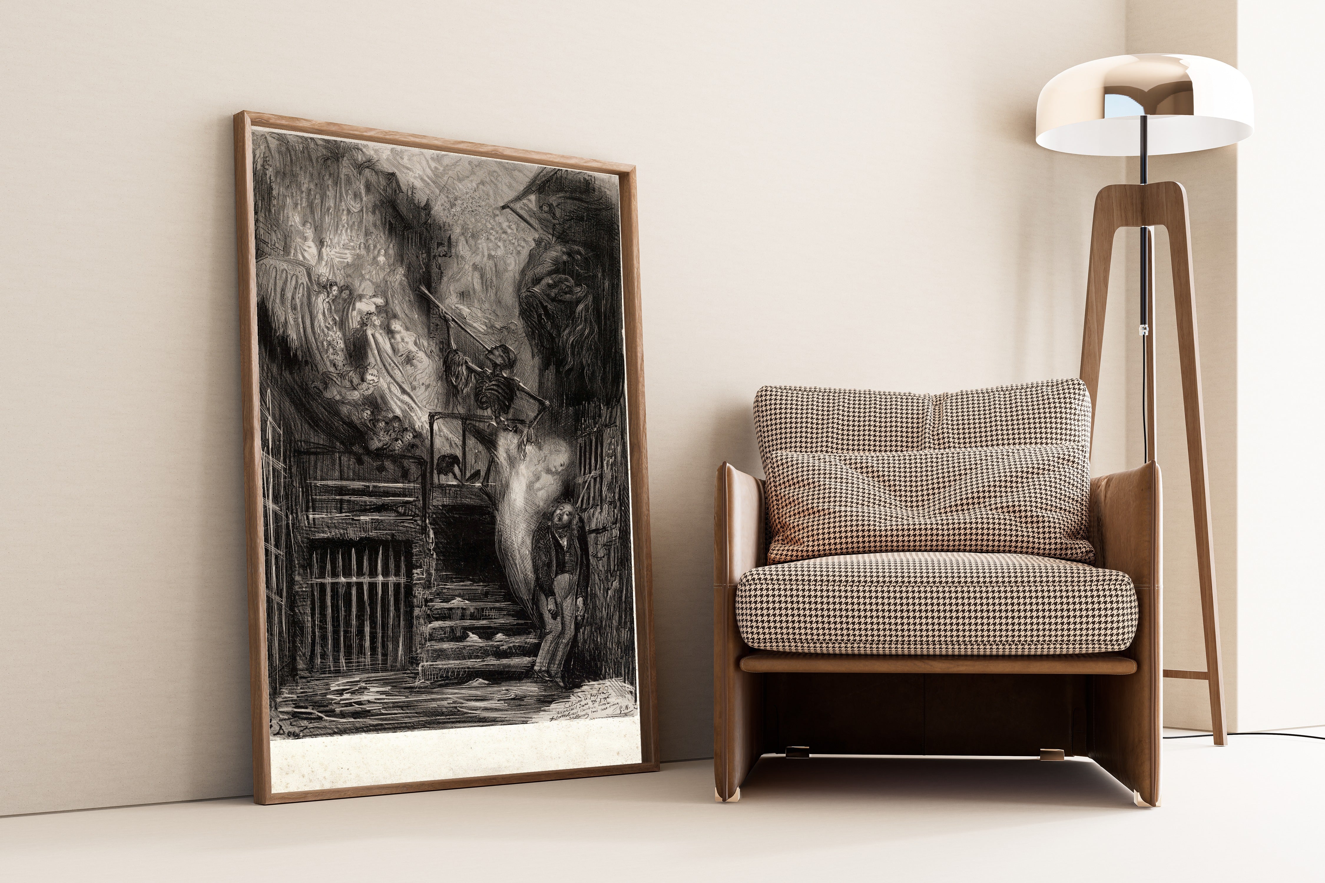 Gustave Doré — Street of the Old Lantern (Death of Gérard de Nerval) | Lithograph Print