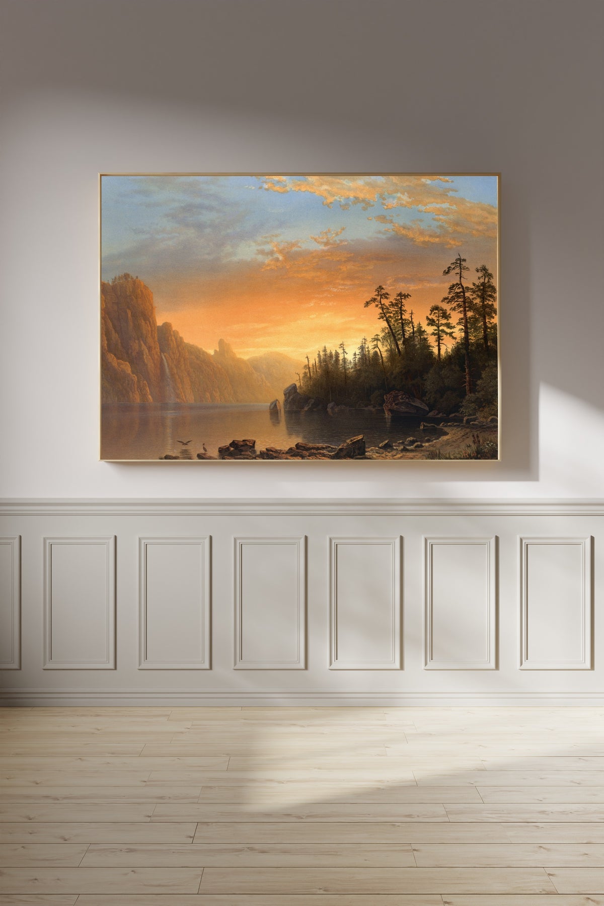 Albert Bierstadt — Sunset in California | Landscape Fine Art Print