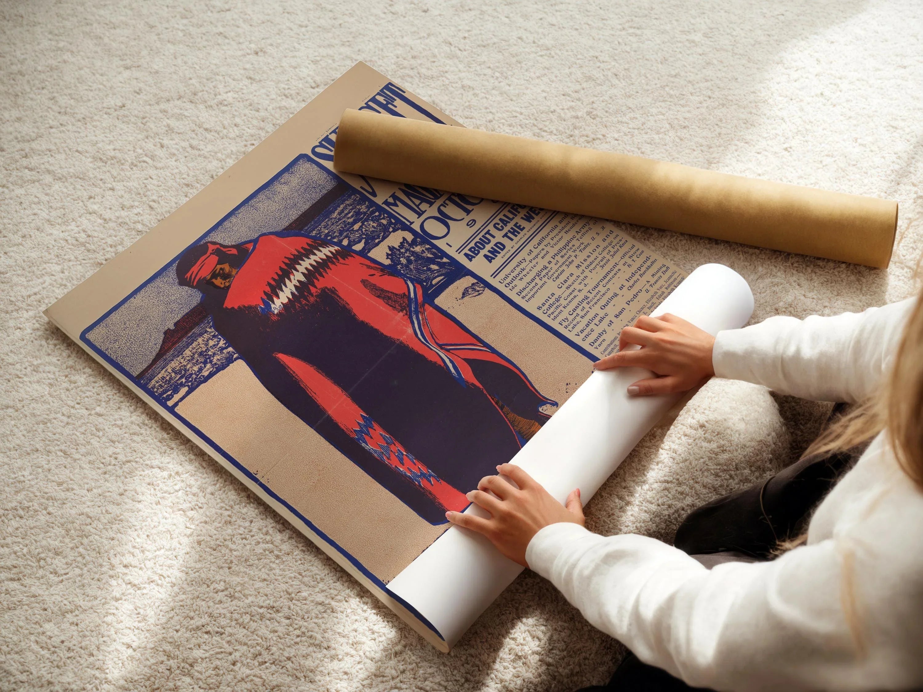 Sunset Magazine - October 1902 | Striking Vintage Cover by Maynard Dixon Featuring the American West (Giclee Print, Handframed or Unframed) - 9ArtPrints