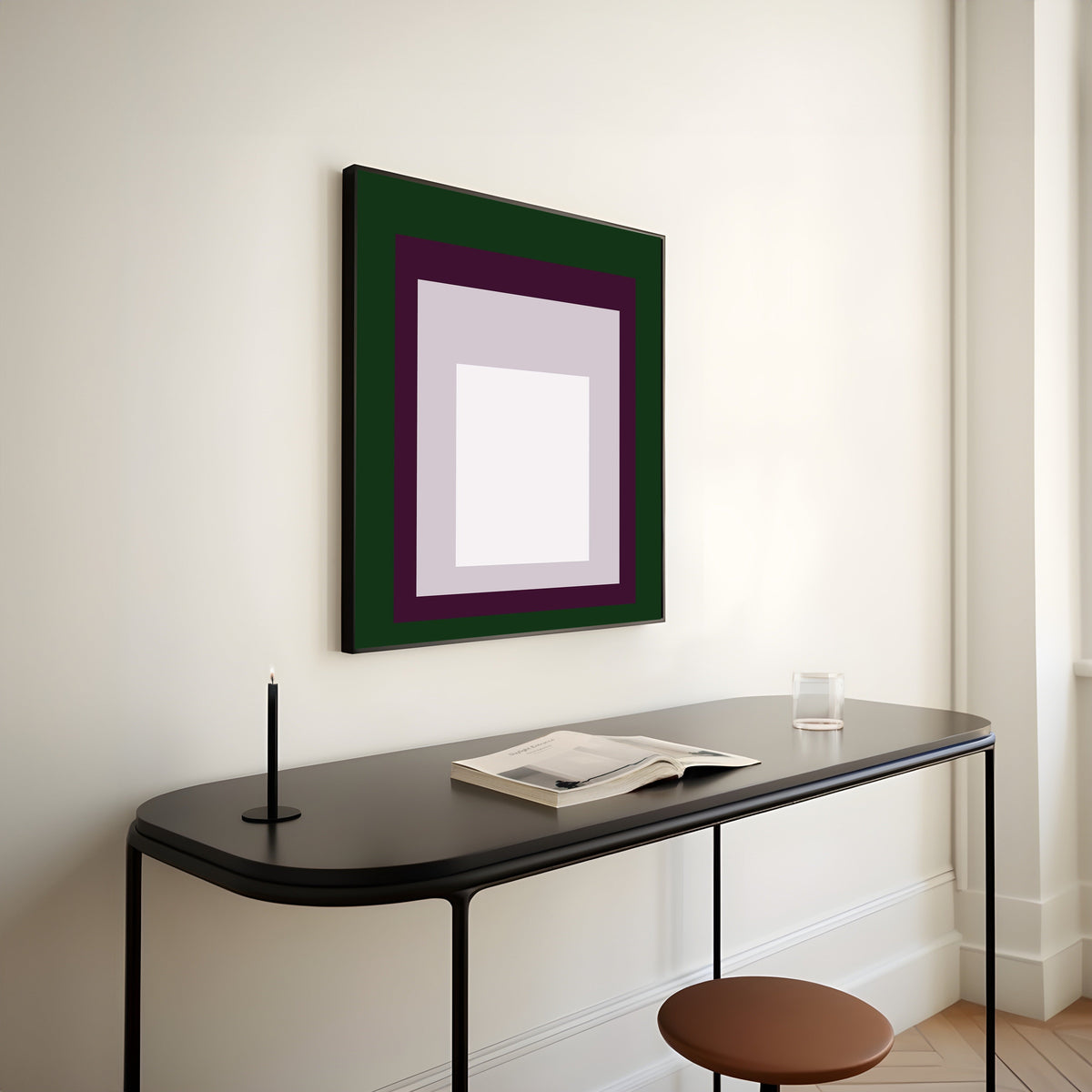 Temple — Homage to the Square | Mid-Century Modern Art Print - 9ArtPrints