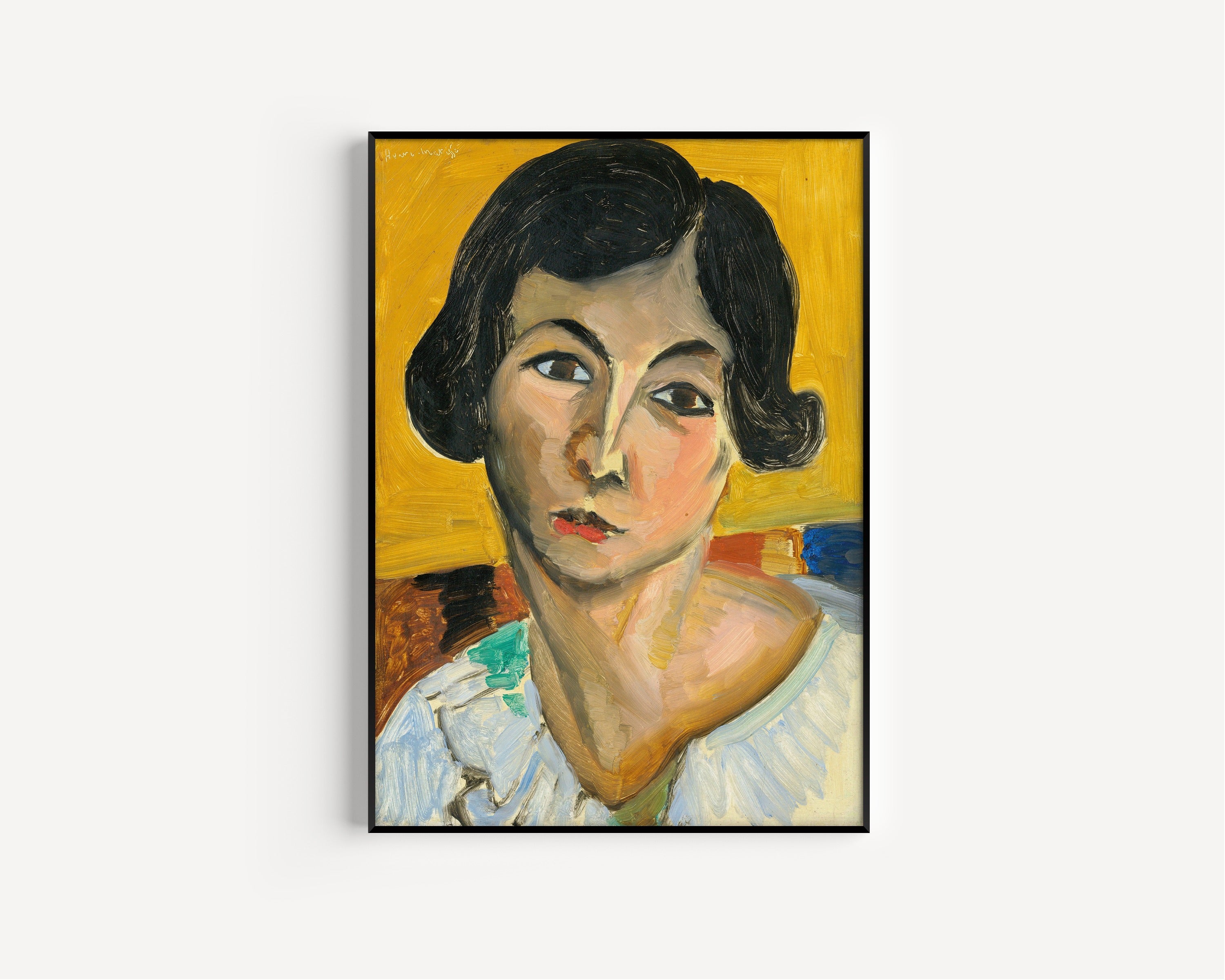 Henri Matisse — Head of a Woman Leaning (Lorette) | Fine Art Print