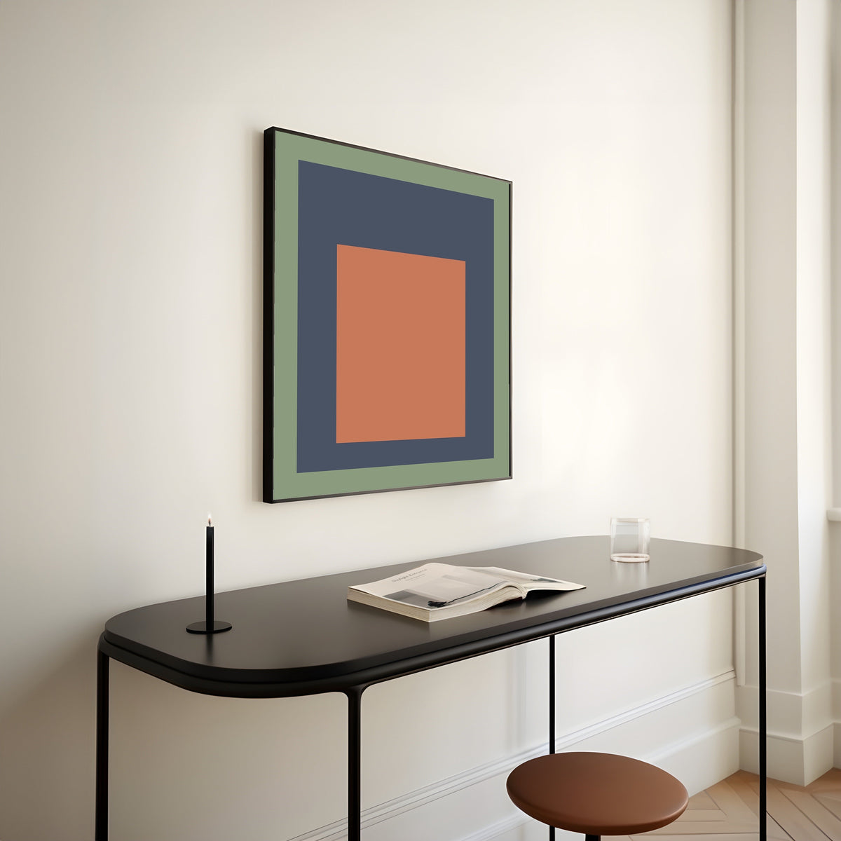 Tethys — Homage to the Square | Mid-Century Modern Art Print - 9ArtPrints