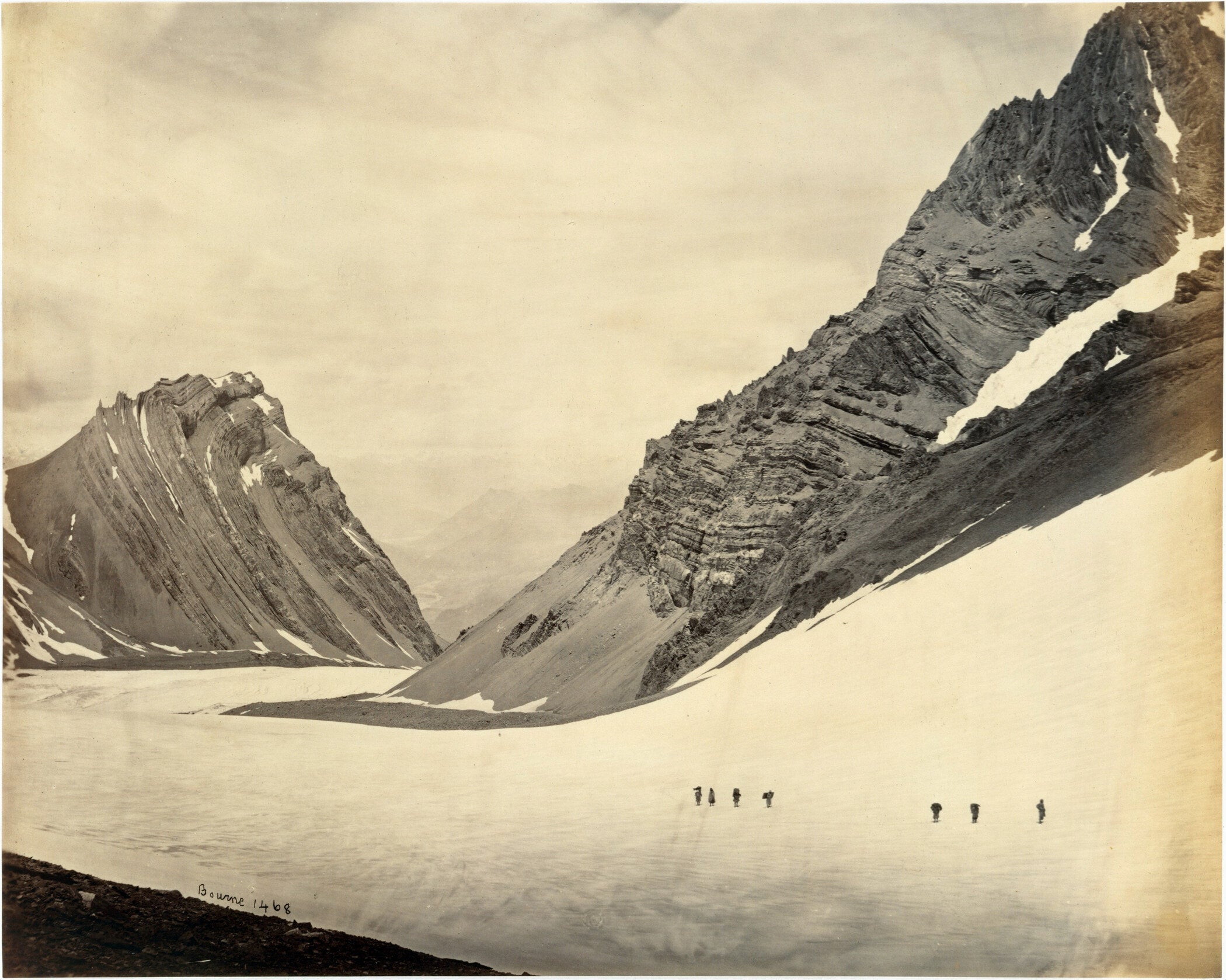 The Manirung Pass | 1800s Himalayan Expedition Photography Print - 9ArtPrints