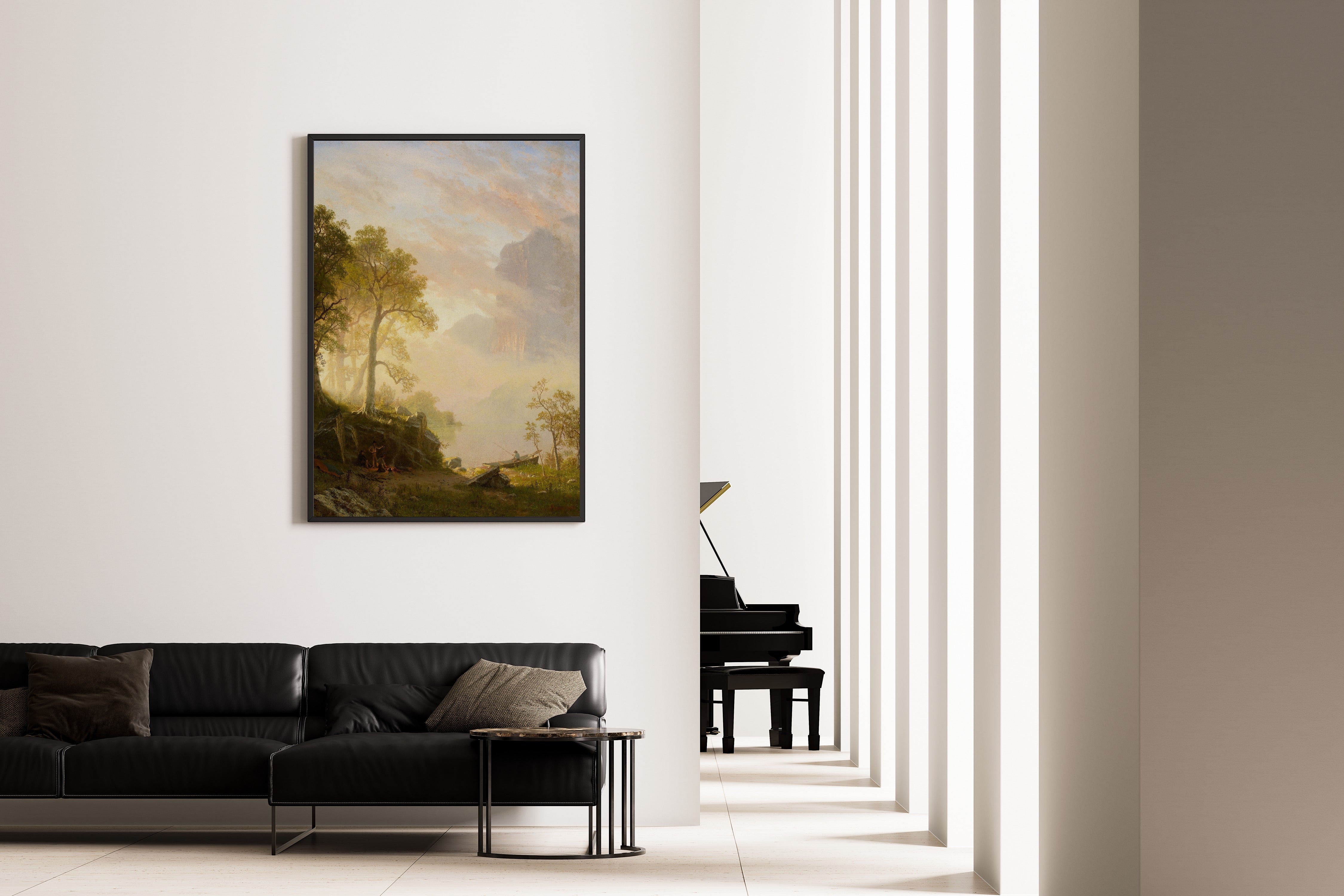Albert Bierstadt — The Merced River in Yosemite | Landscape Fine Art Print