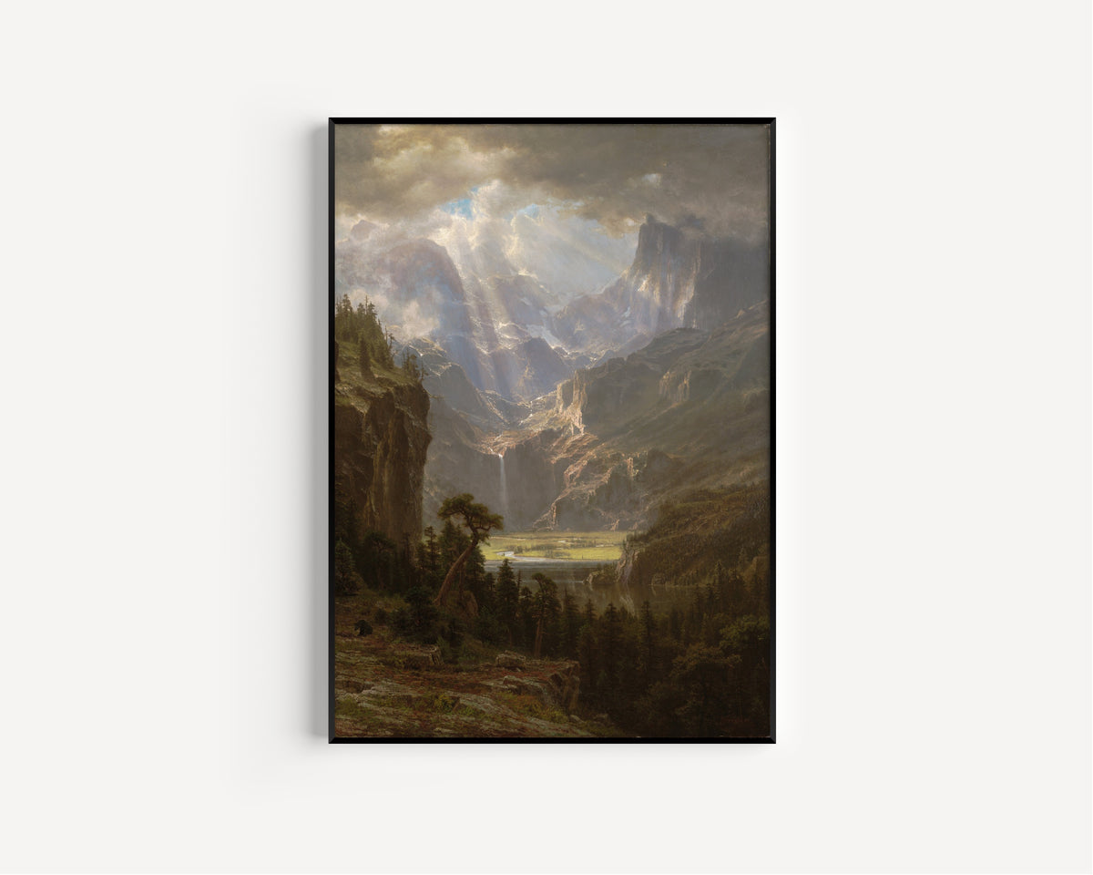 Albert Bierstadt — The Rocky Mountains, Lander's Peak (Alternate Version) | Landscape Fine Art Print
