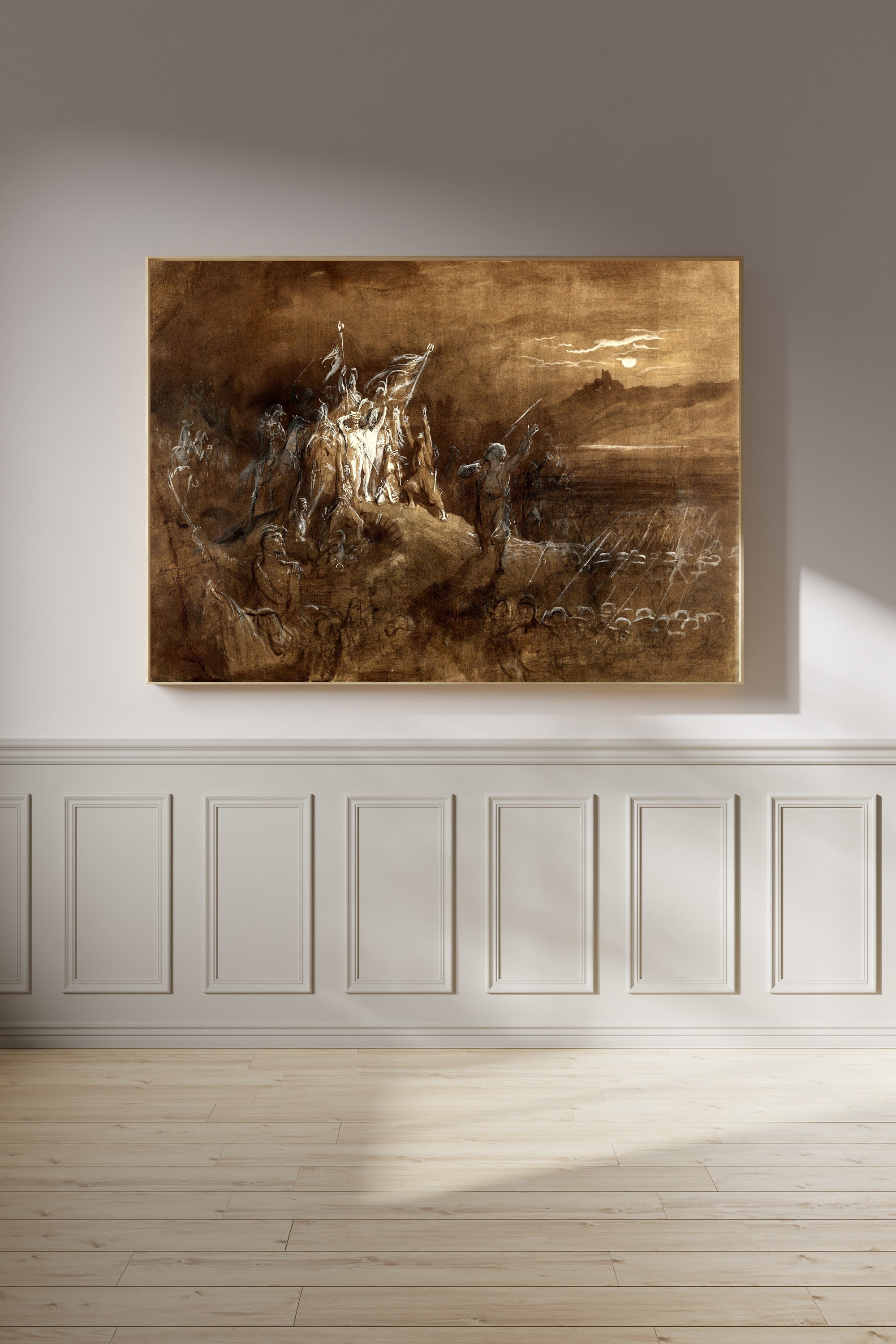 Gustave Doré — The Shades of French Soldiers Exhort the Army to Victory on the Rhine | Fine Art Print