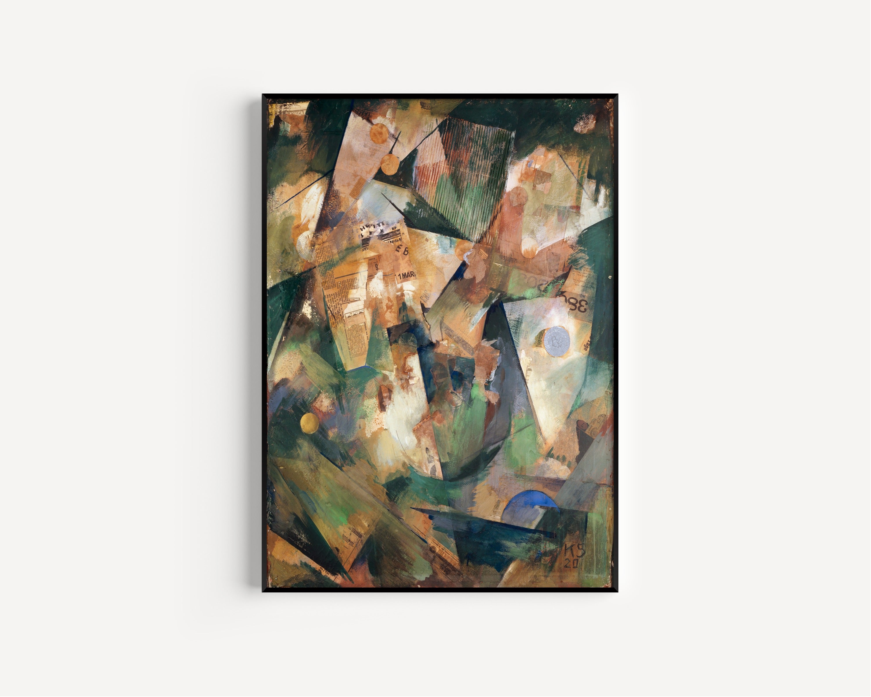 Kurt Schwitters — The Springtime Picture Merzpicture 20 B | Fine Art Print