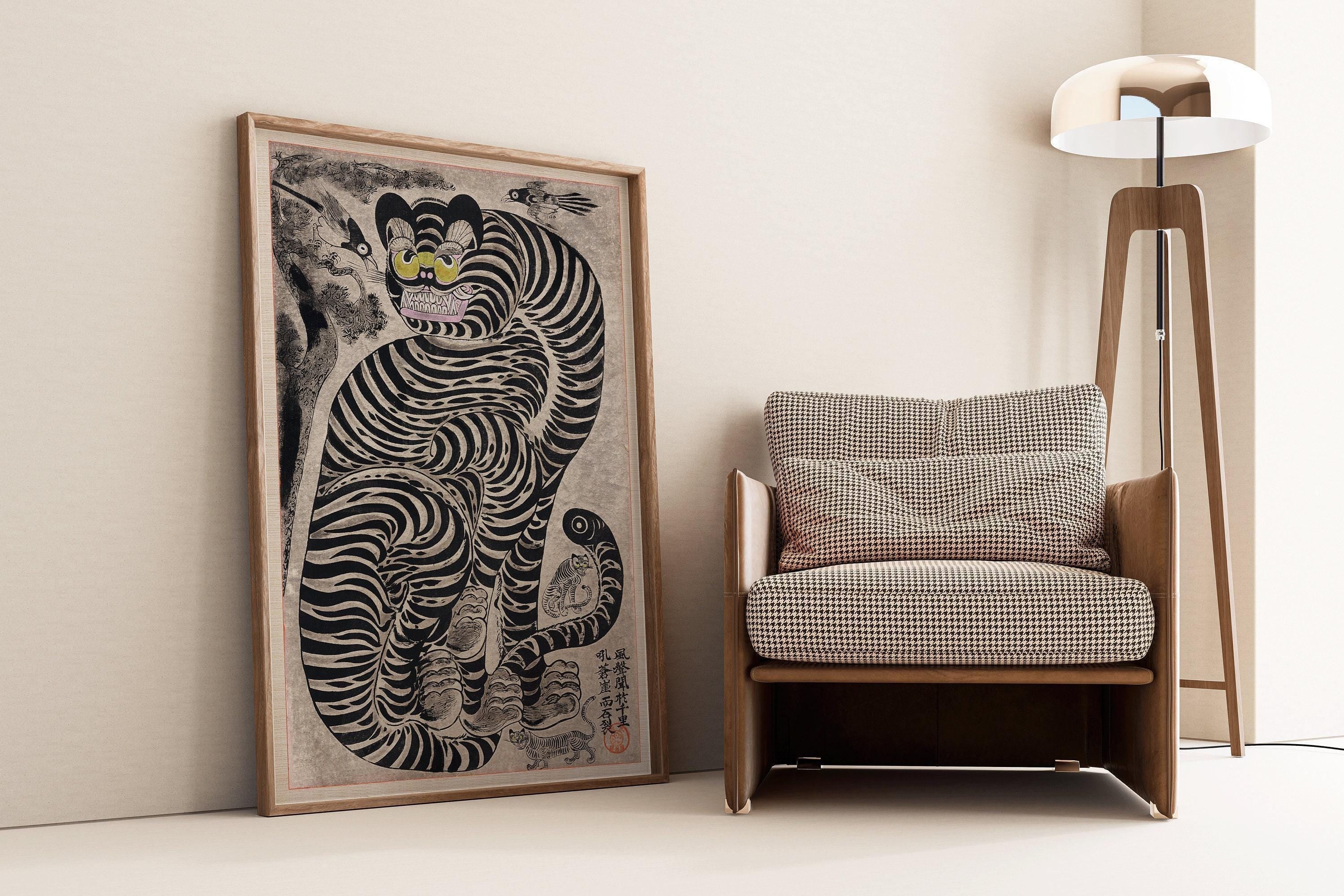 The Talismanic Tiger | PRINT | Vintage Japanese Woodblock Art