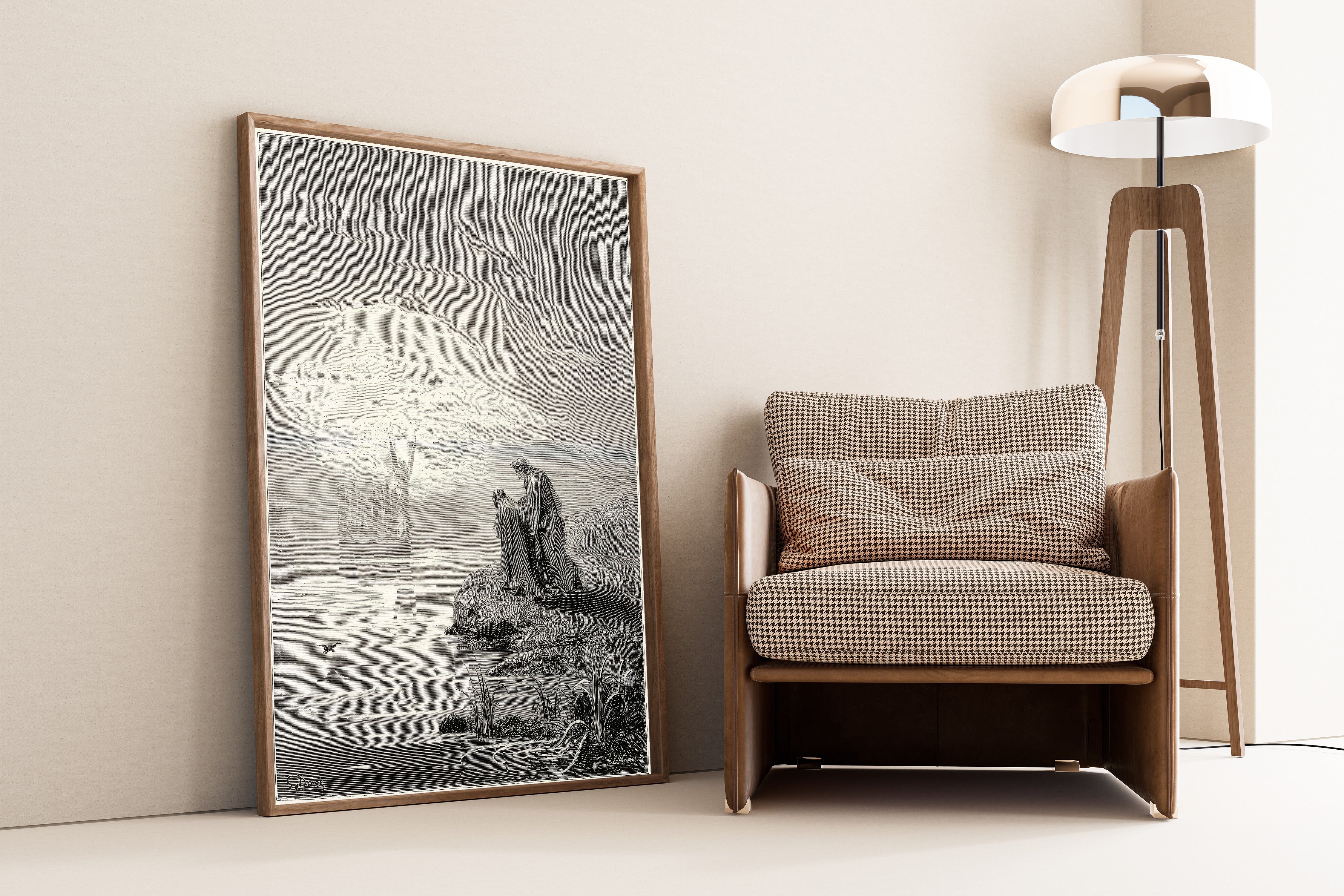 Gustave Doré — Purgatorio, Canto II: Behold God's Angel | Dante Illustration Print