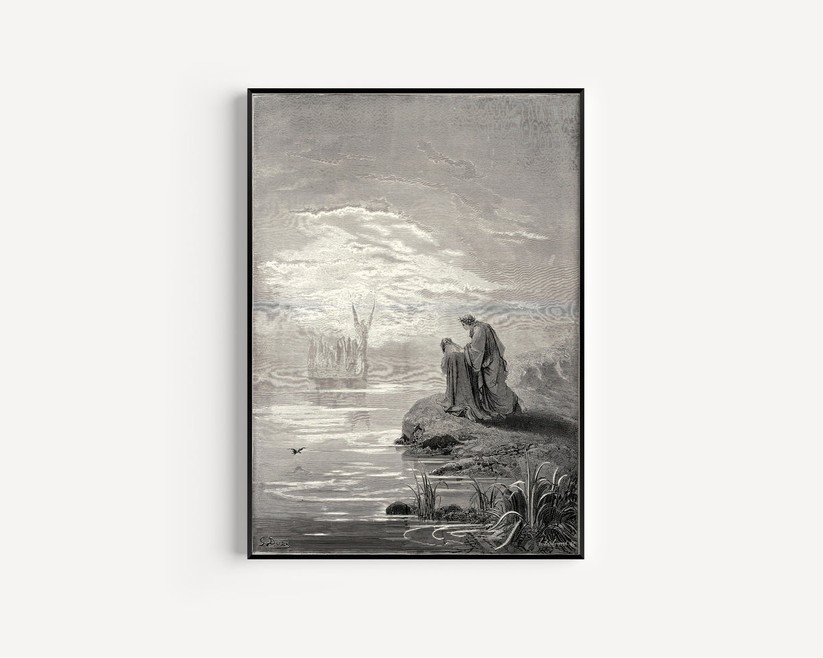 Gustave Doré — Purgatorio, Canto II: Behold God's Angel | Dante Illustration Print