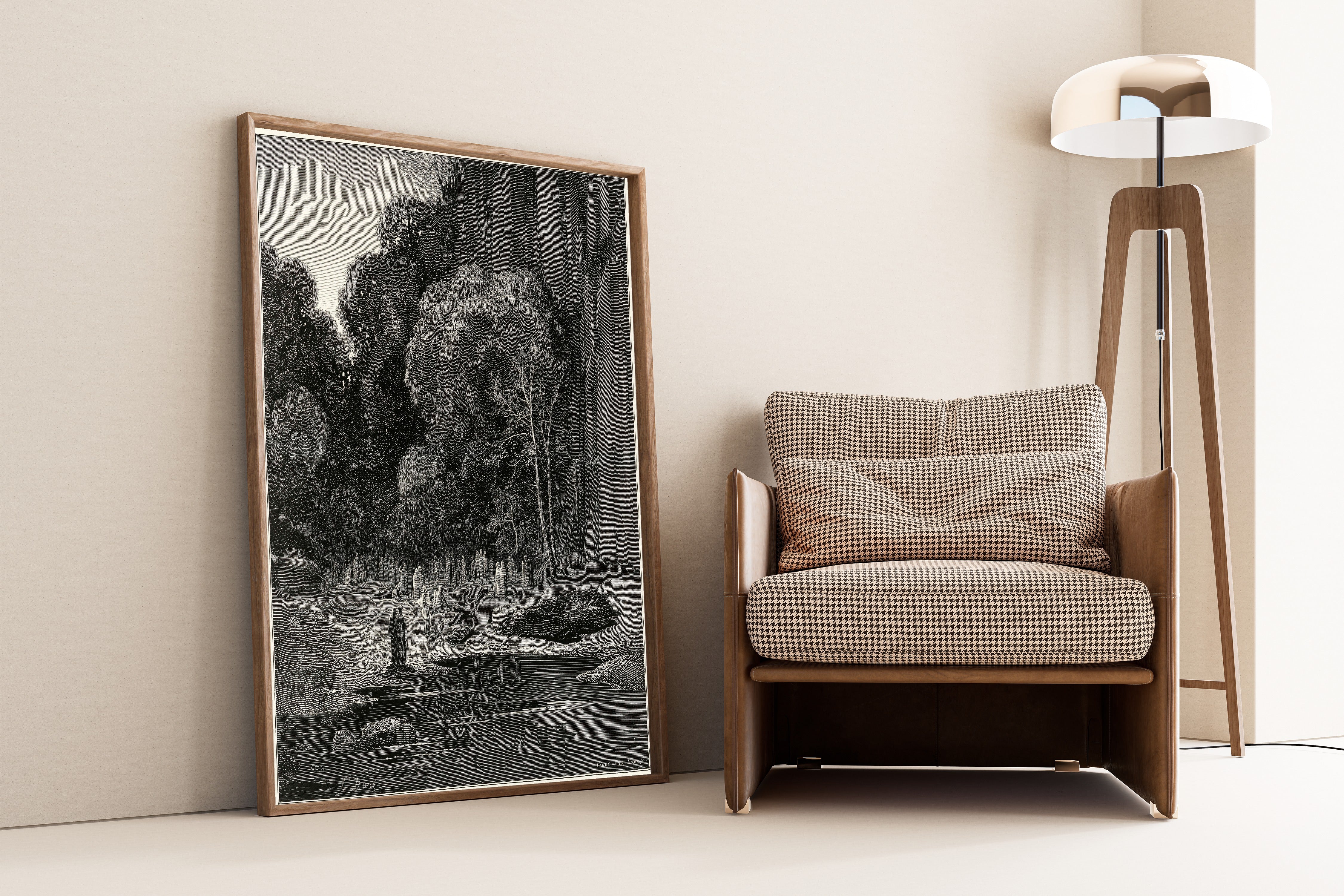 Gustave Doré — Purgatorio, Canto V: The Souls Who Throng Around Us | Dante Illustration Print