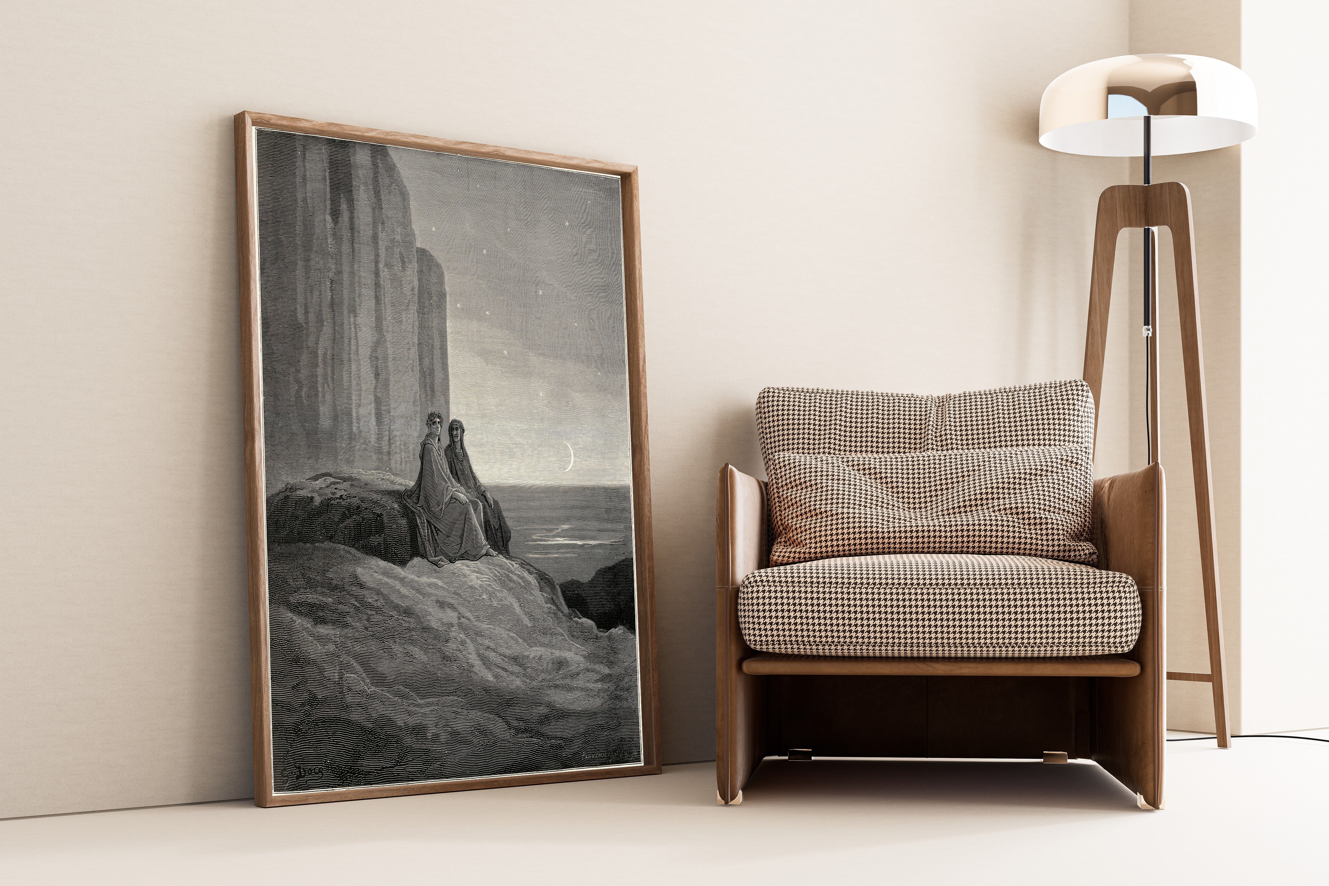 Gustave Doré — Purgatorio, Canto IX: Dawn over the Eastern Cliff | Dante Illustration Print
