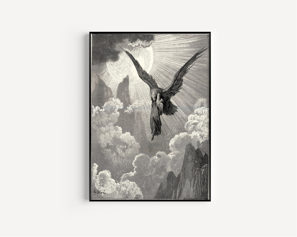 Gustave Doré — Purgatorio, Canto IX: The Dream of the Eagle | Dante Illustration Print