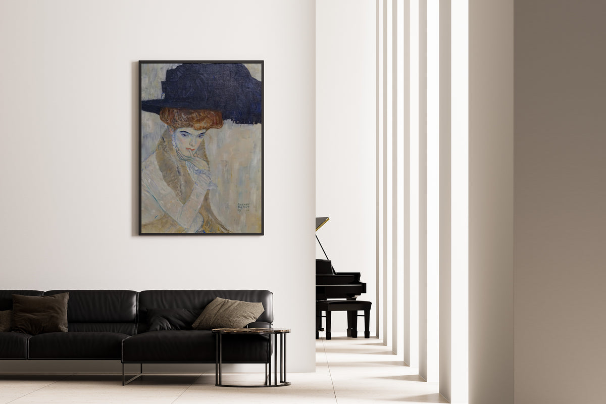 Gustav Klimt — The Black Feathered Hat | Fine Art Print