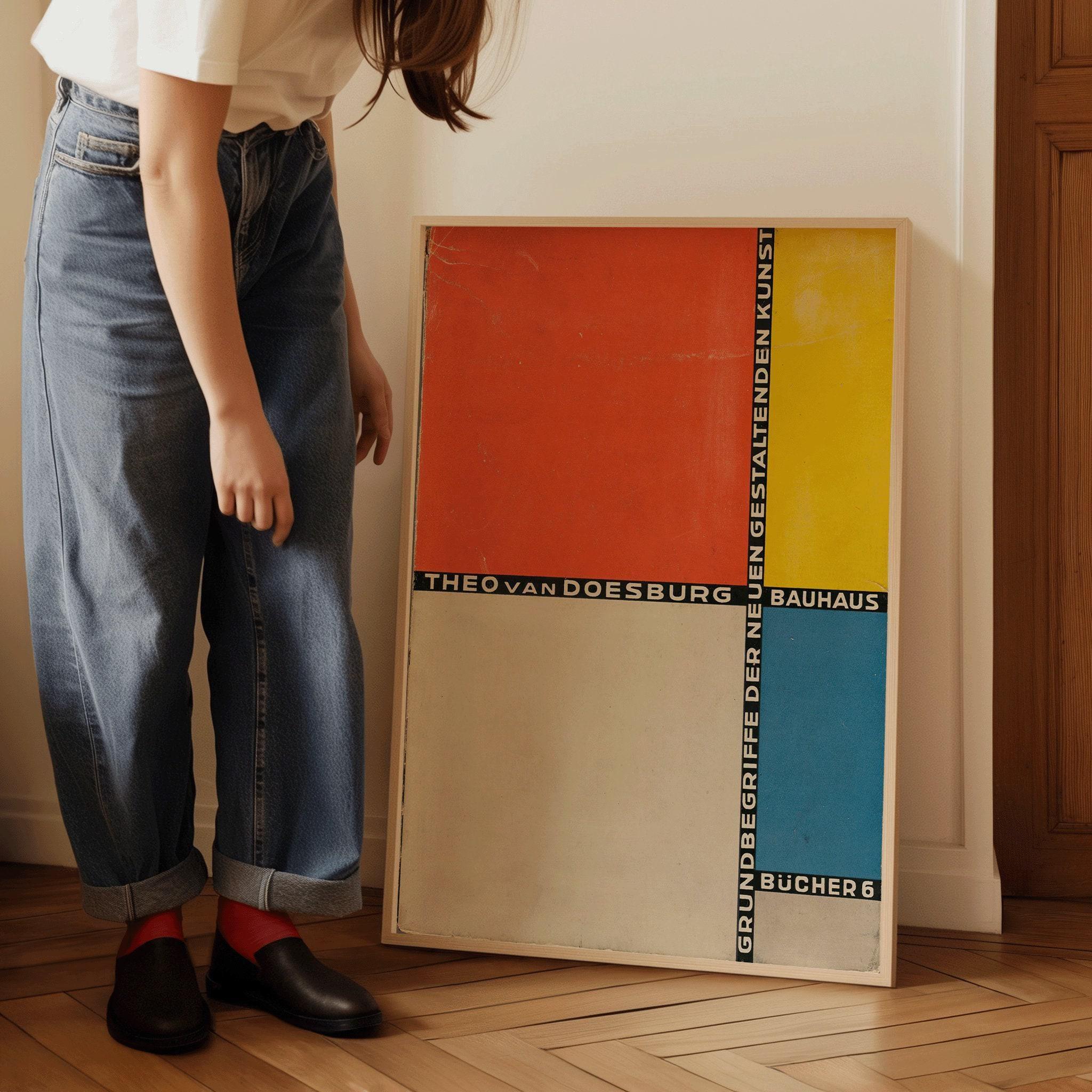 Theo Van Doesburg Bauhaus Art Print: Mid - Century Modern Giclee Poster - 9ArtPrints