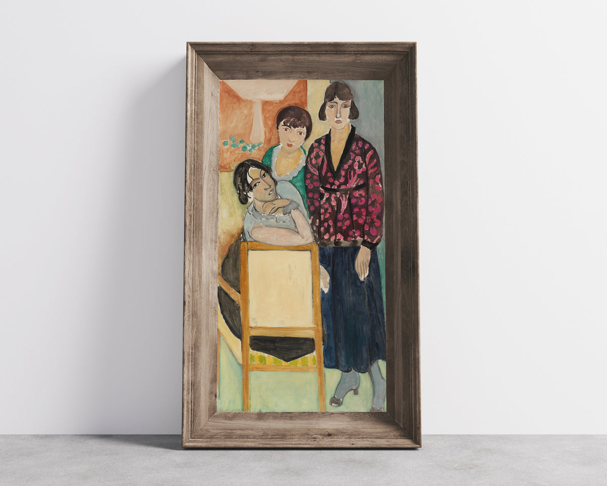 Henri Matisse — Three Sisters and “The Rose Marble Table” | Fine Art Print