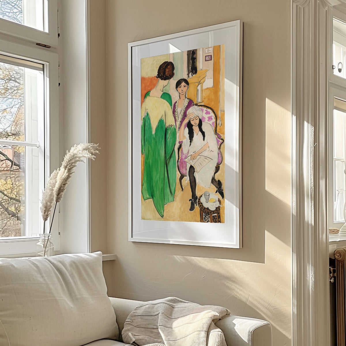 Henri Matisse — Three Sisters with an African Sculpture | Fine Art Print
