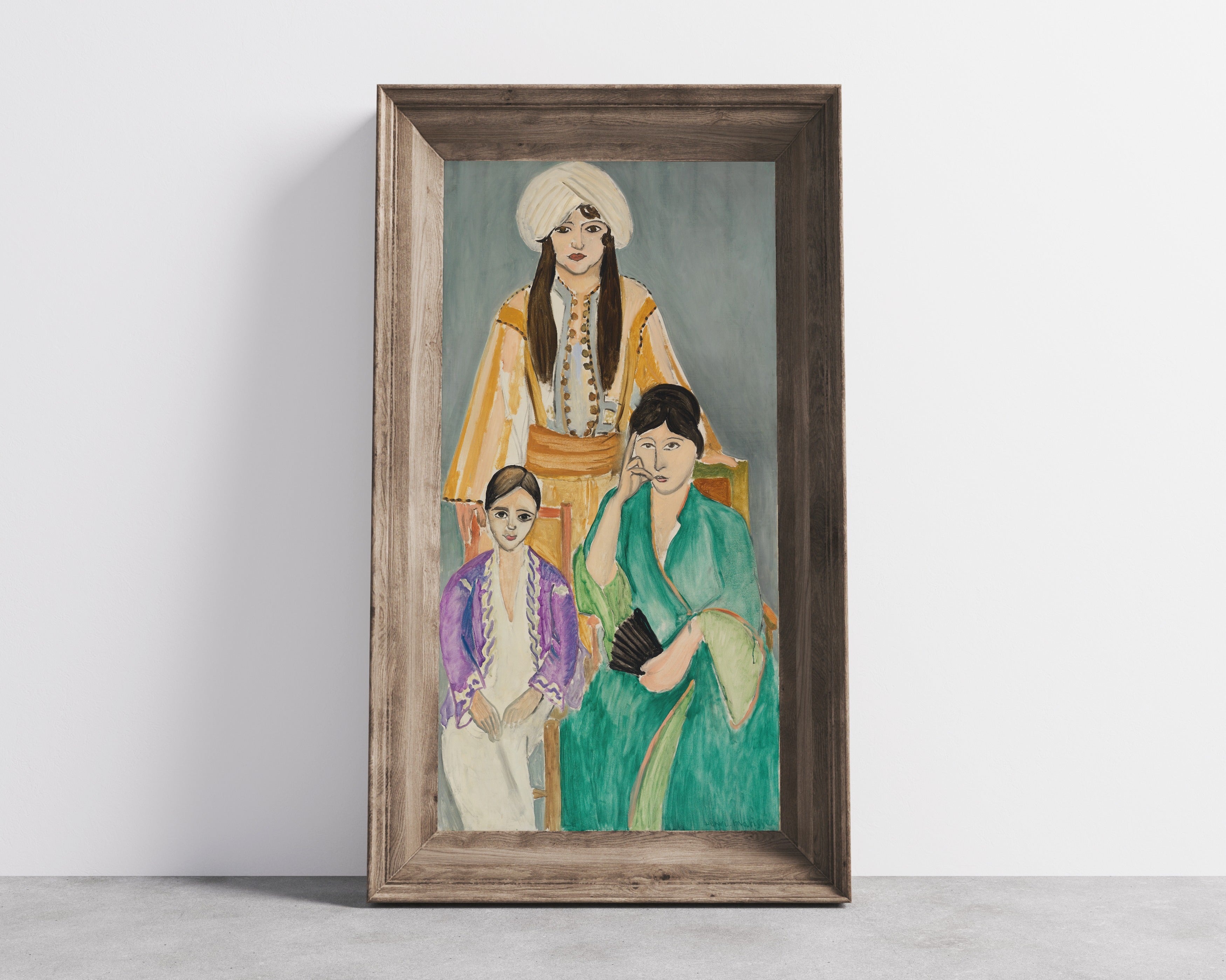 Henri Matisse — Three Sisters with Grey Background | Fine Art Print