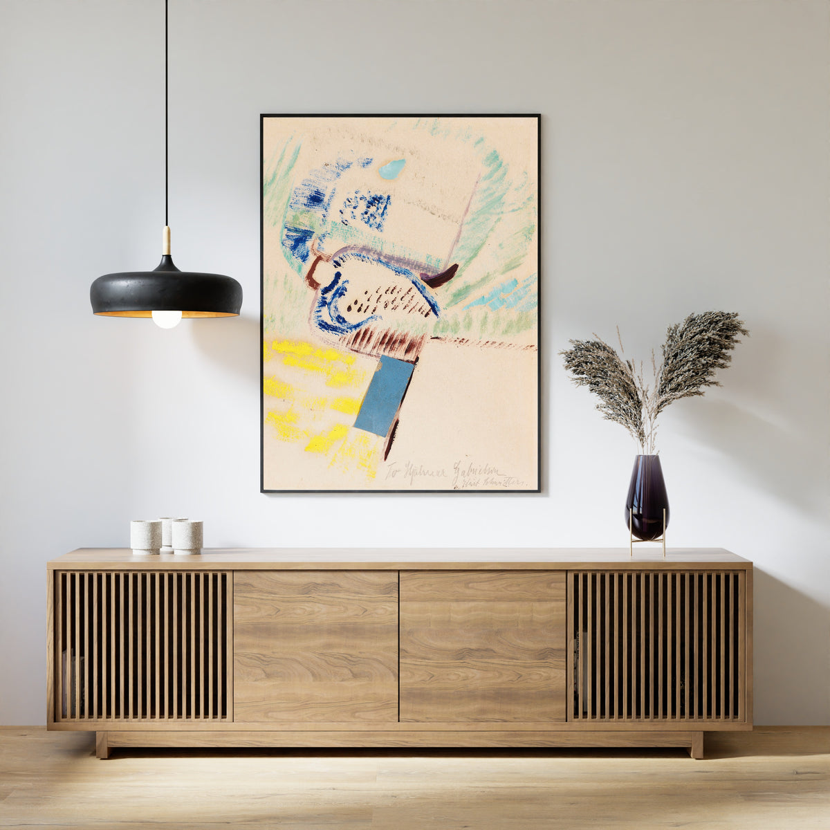 Kurt Schwitters — To Hjalmar Gabrielson. Merzzeichnung | Fine Art Print
