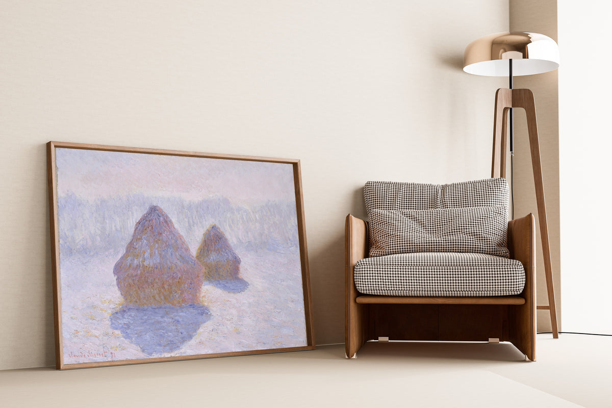 Claude Monet — Haystacks (Effect of Snow and Sun) | Fine Art Print