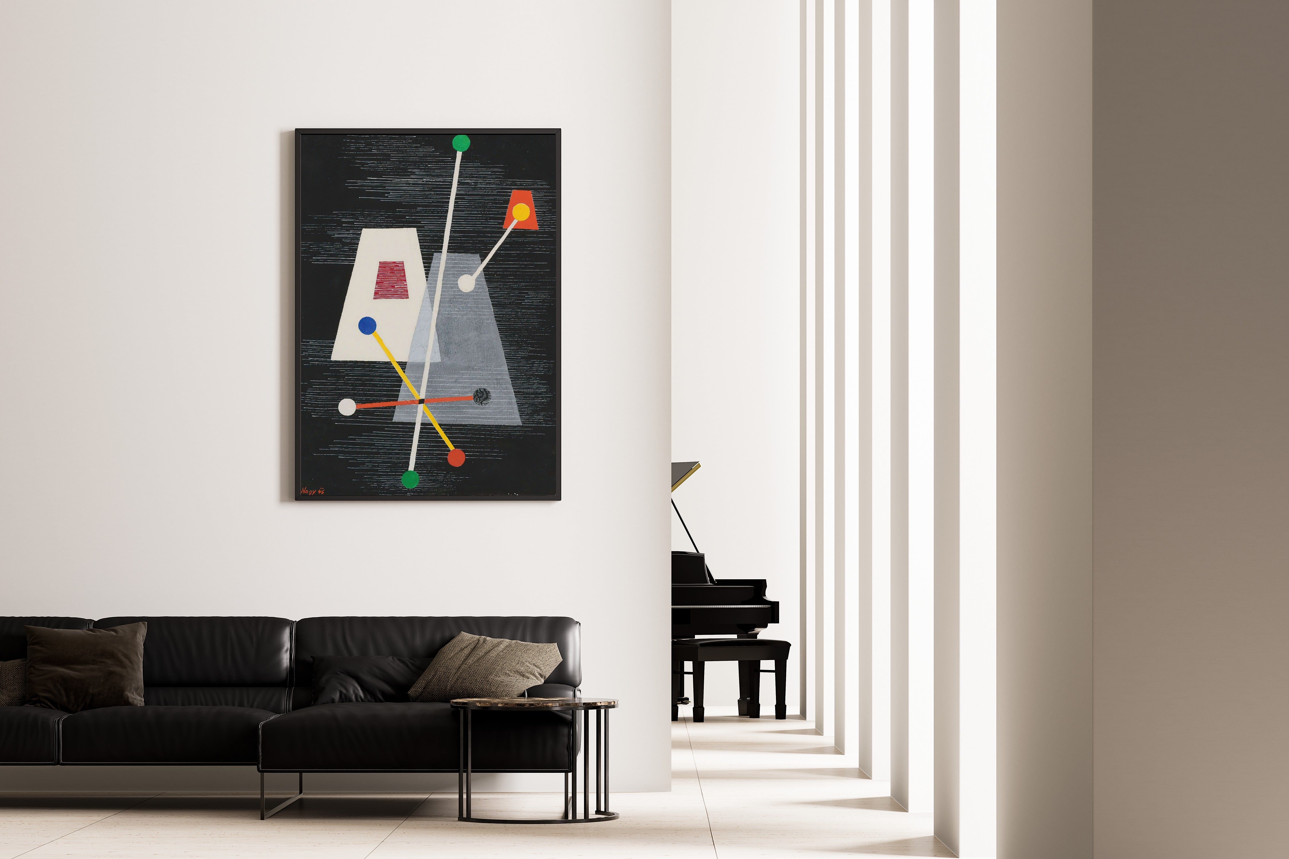 László Moholy-Nagy — Truncated Pyramids | Fine Art Print