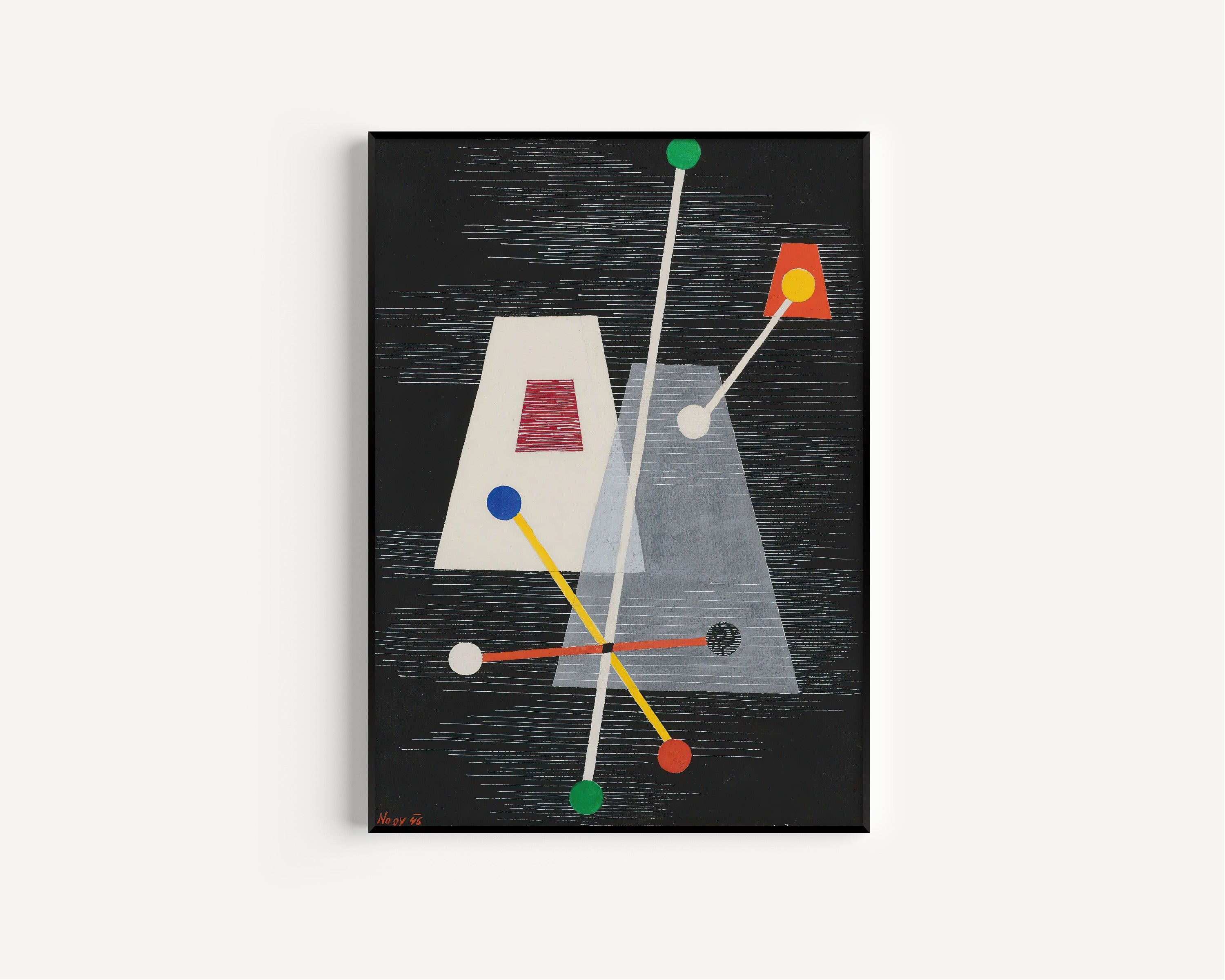 László Moholy-Nagy — Truncated Pyramids | Fine Art Print