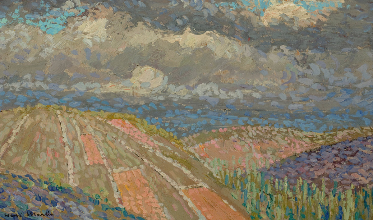 Henri Martin — Étude de Causse du Lot | Pointillist Landscape Print