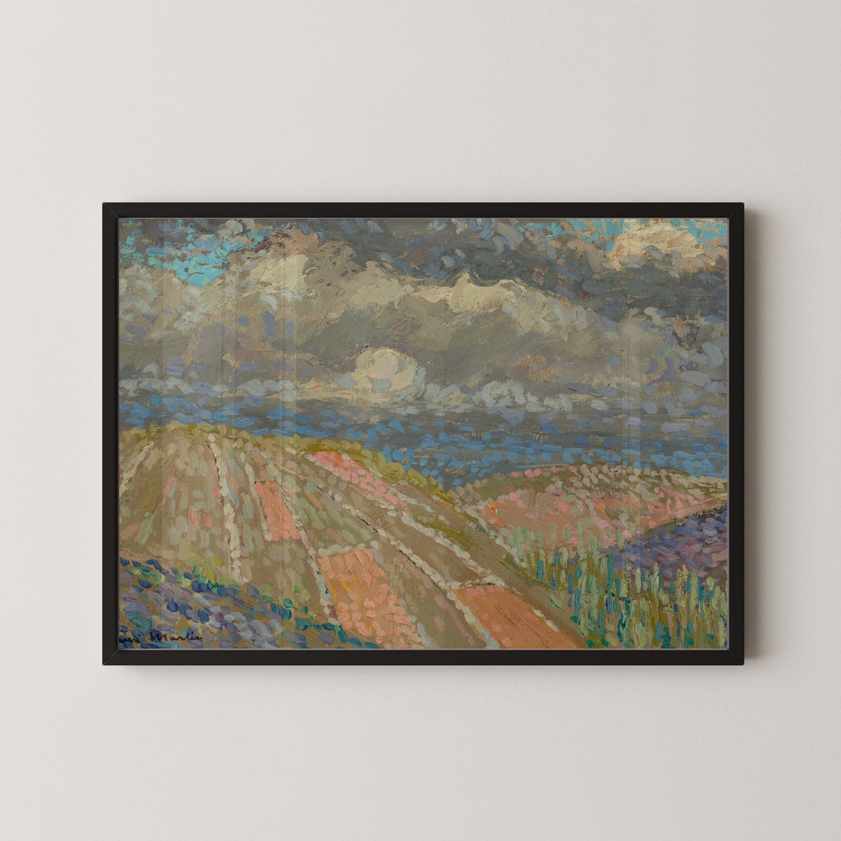 Henri Martin — Étude de Causse du Lot | Pointillist Landscape Print