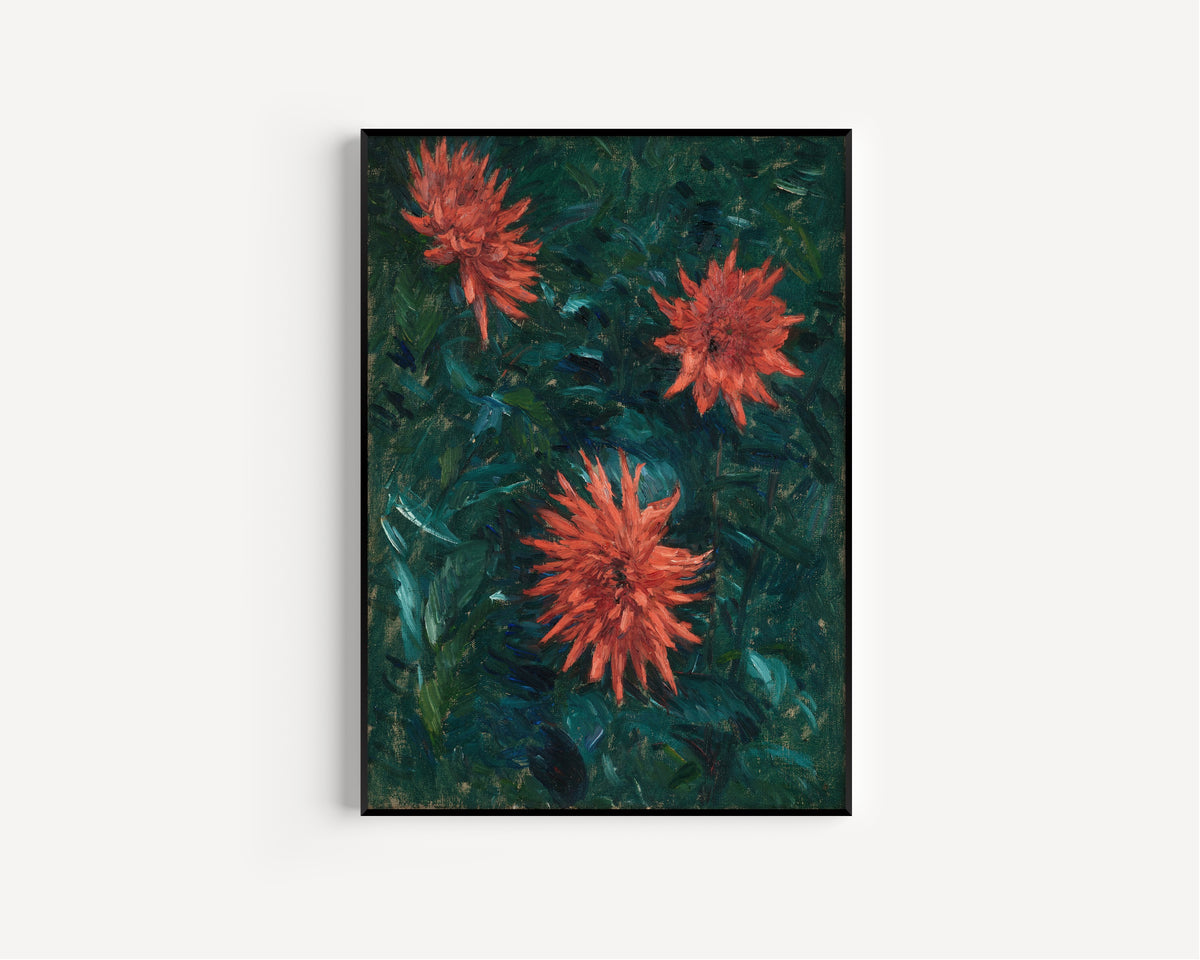 Gustave Caillebotte — Étude de fleurs, jardin du Petit Gennevilliers | Fine Art Print