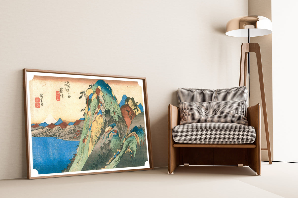 Utagawa Hiroshige — Hakone, View of the Lake | Japanese Woodblock Print (Ukiyo-e) - 9ArtPrints