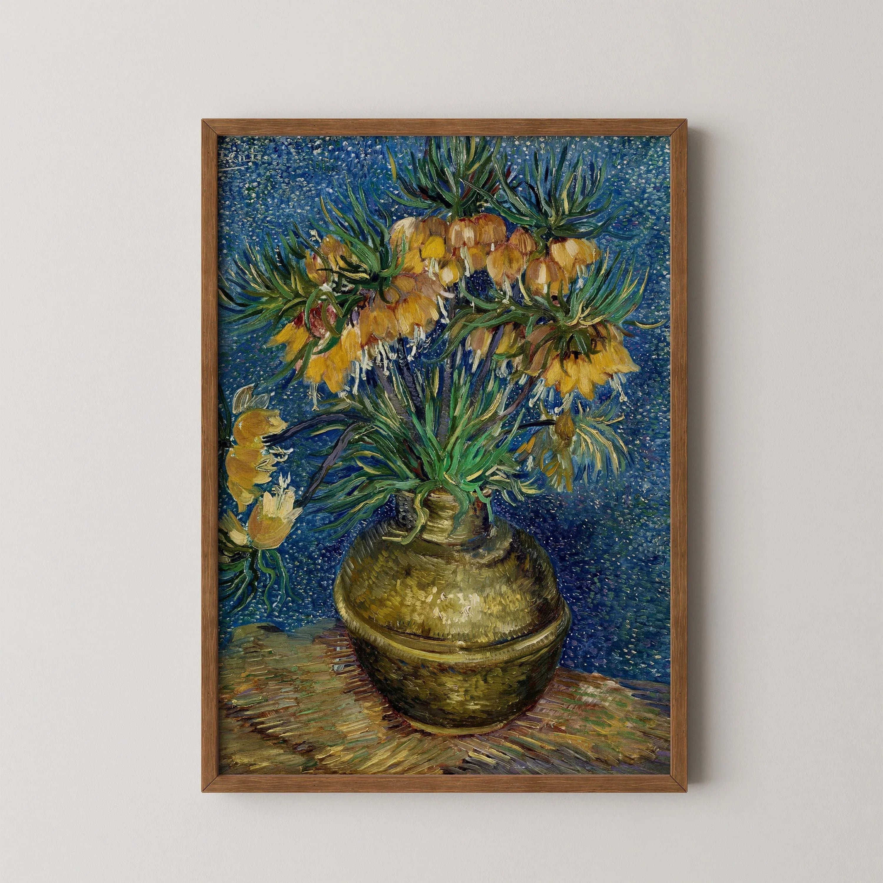 Van Gogh Imperial Fritillaries Print: Giclee Fine Art, Handframed Option - 9ArtPrints