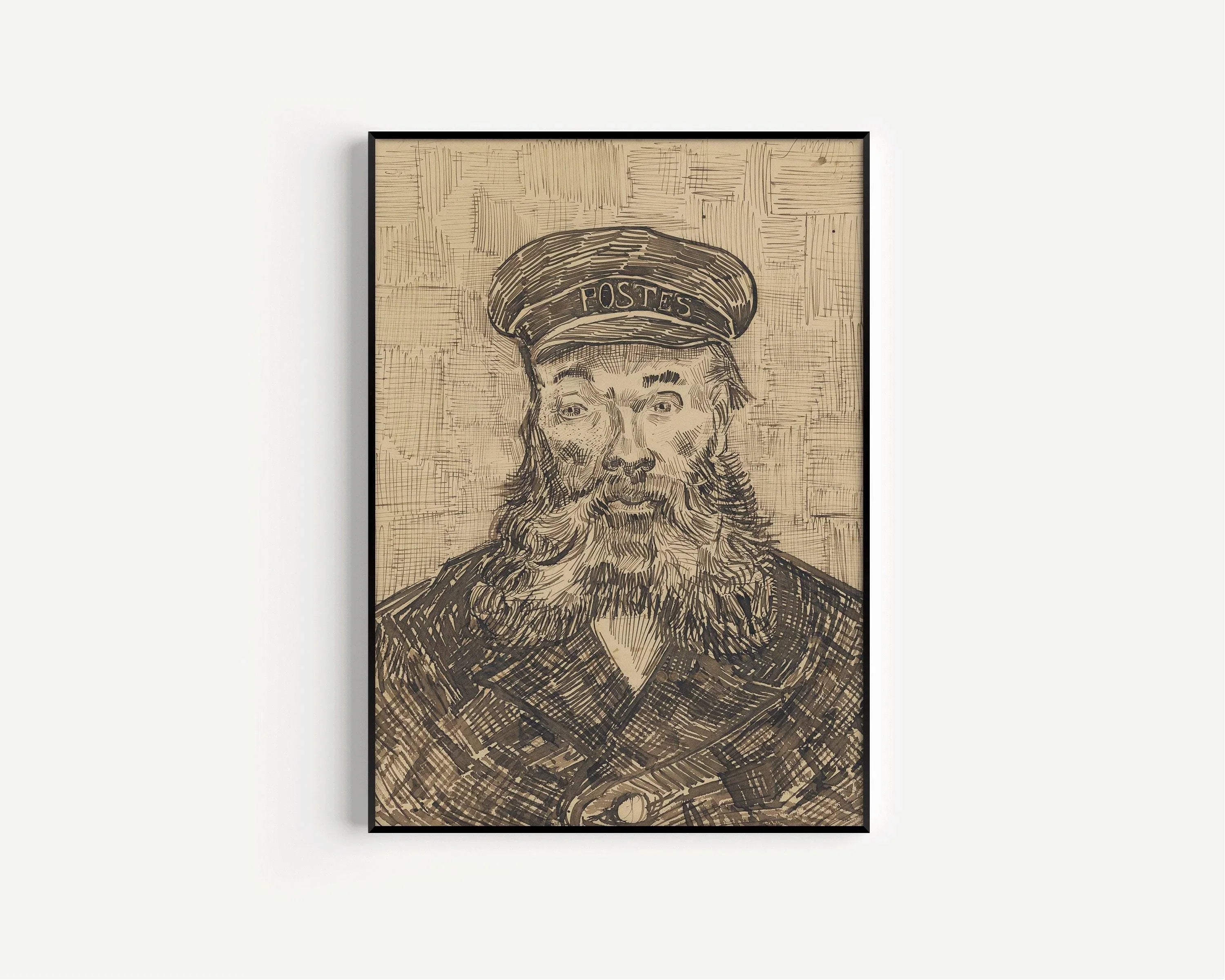 Van Gogh Postman Print: Impressionist Fine Art, Giclee on Hahnemuhle Paper - 9ArtPrints