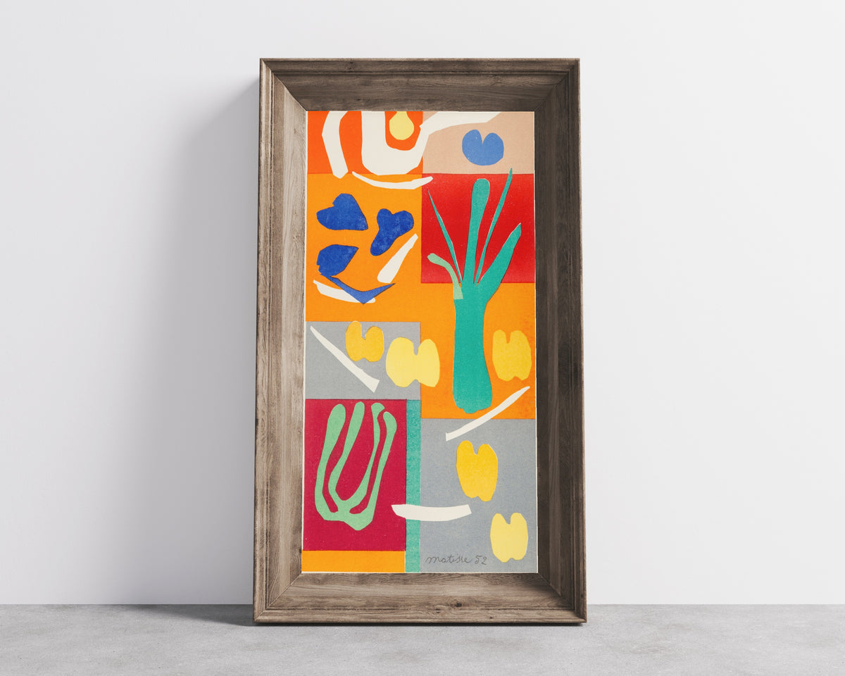 Henri Matisse — Vegetables (Végétaux) | Papiers Découpés Fine Art Print