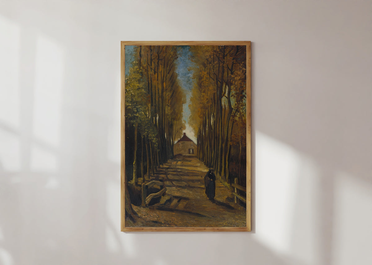 Vincent van Gogh — Avenue of Poplars in Autumn | Fine Art Print
