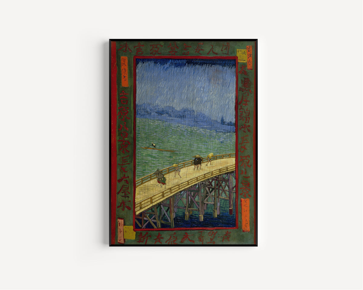 Vincent van Gogh — Bridge in the Rain | Fine Art Print - 9ArtPrints