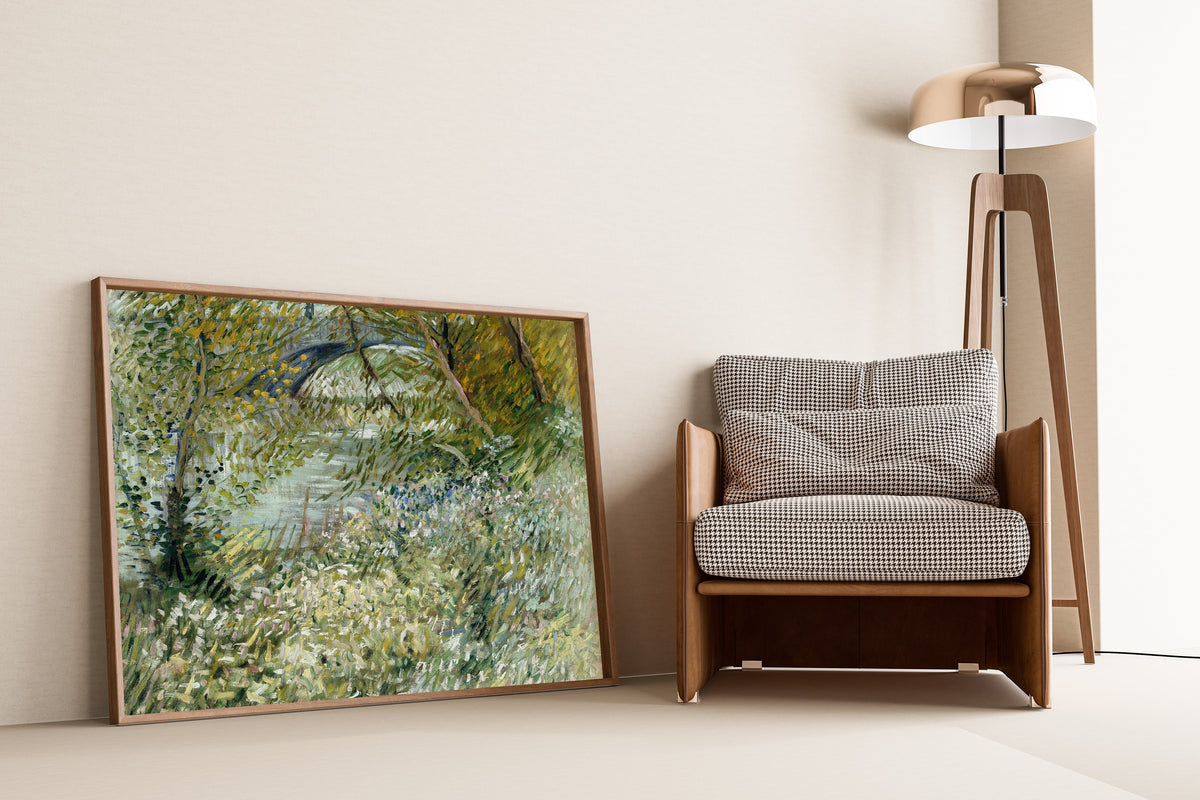 Vincent van Gogh — River Bank in Springtime | Fine Art Print - 9ArtPrints
